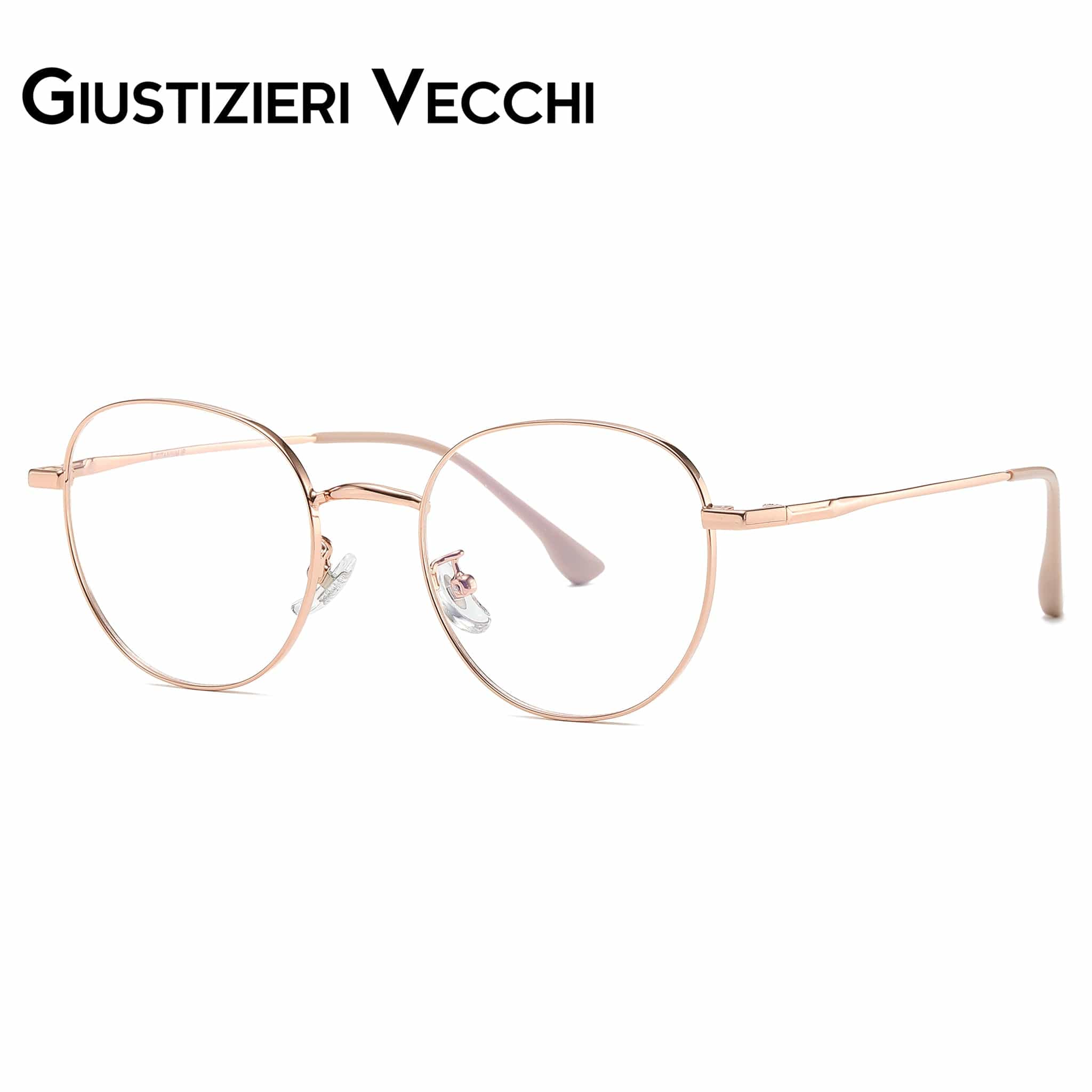 GIUSTIZIERI VECCHI Eyeglasses Small / Rose Gold Arctic Chill Duo