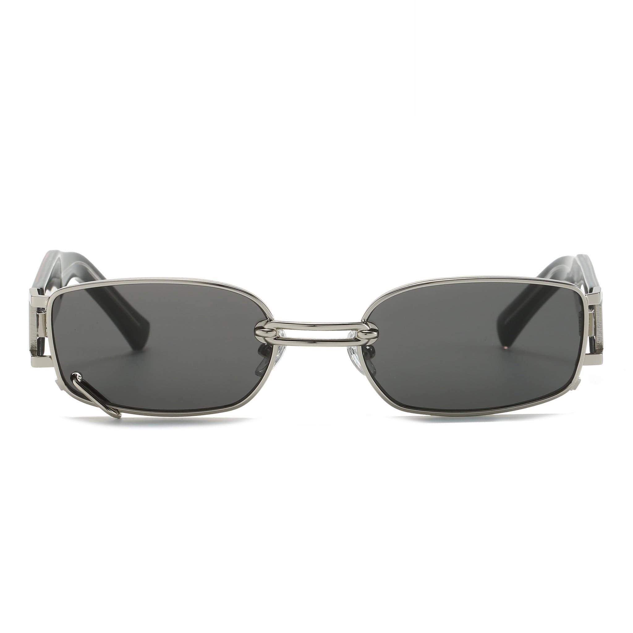 GIUSTIZIERI VECCHI Sunglasses Medium / Black with Silver Celestial Shield Uno
