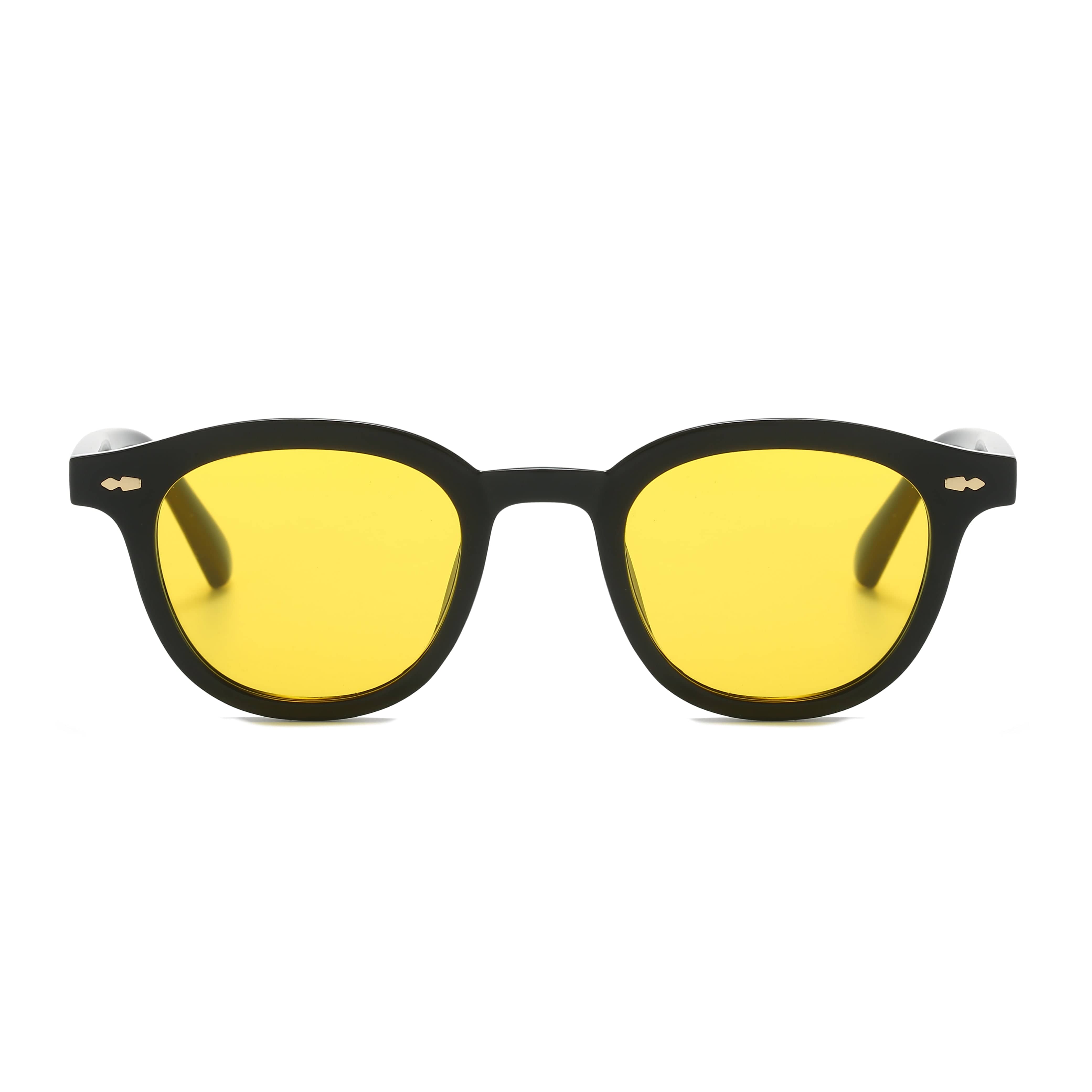 GIUSTIZIERI VECCHI Sunglasses Small / Marigold Yellow ChicCharmante Duo