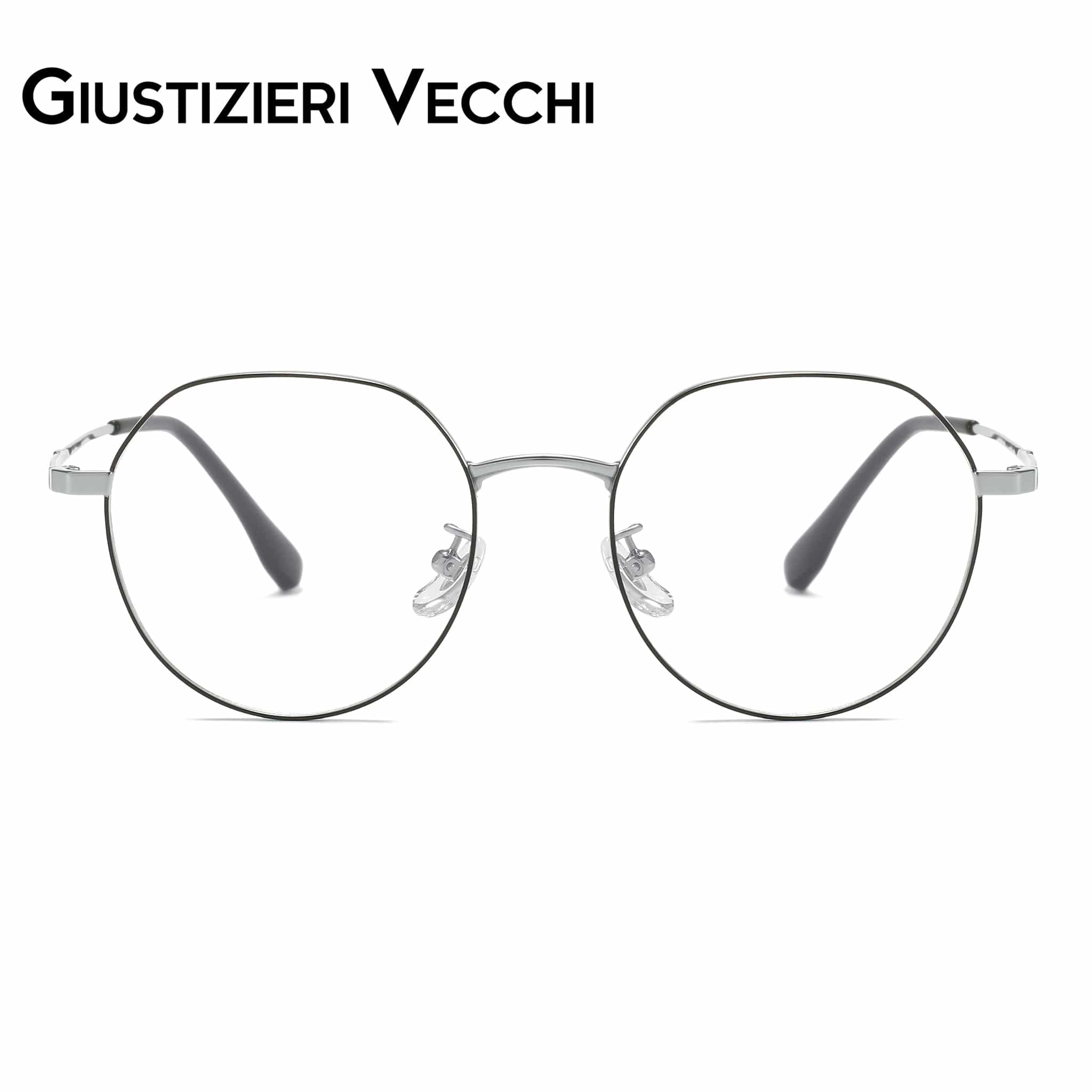 GIUSTIZIERI VECCHI Eyeglasses Small / Black with Grey CoolSonic Uno