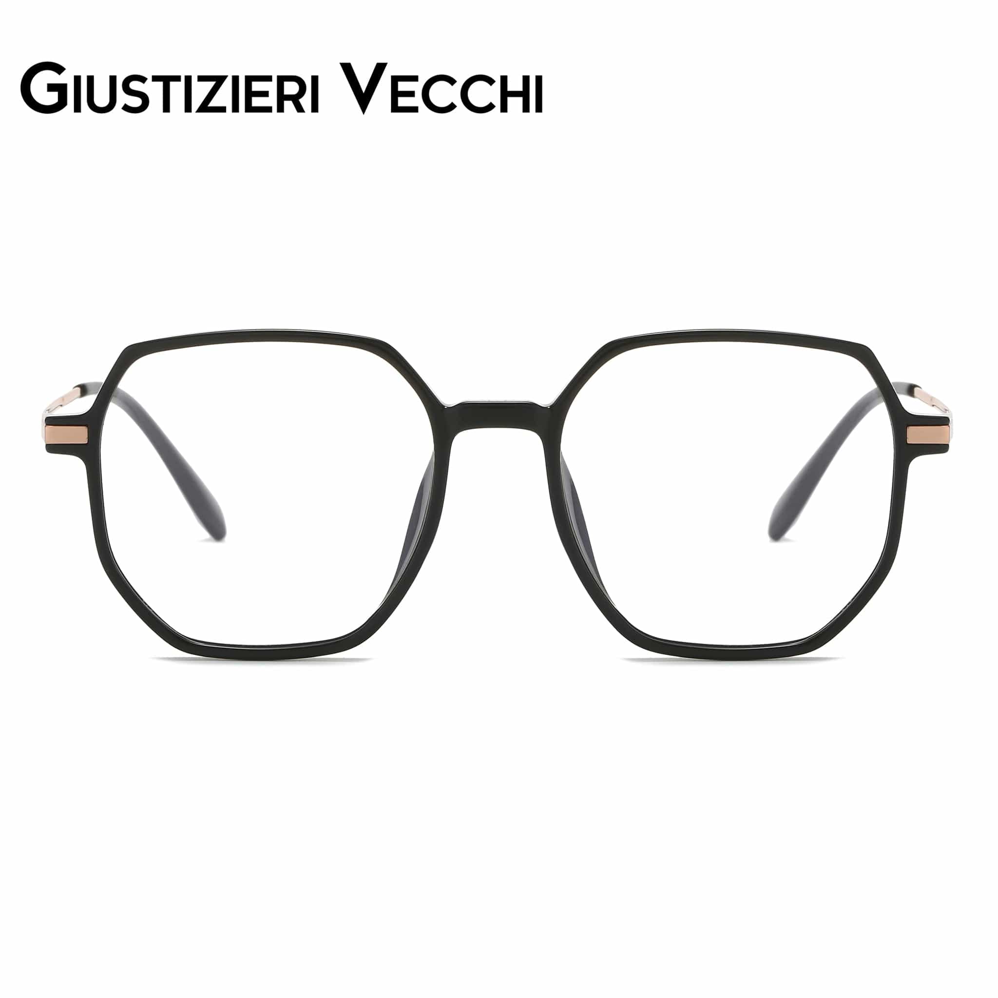 GIUSTIZIERI VECCHI Eyeglasses Medium / Black with Rose Gold Desert Oasis
