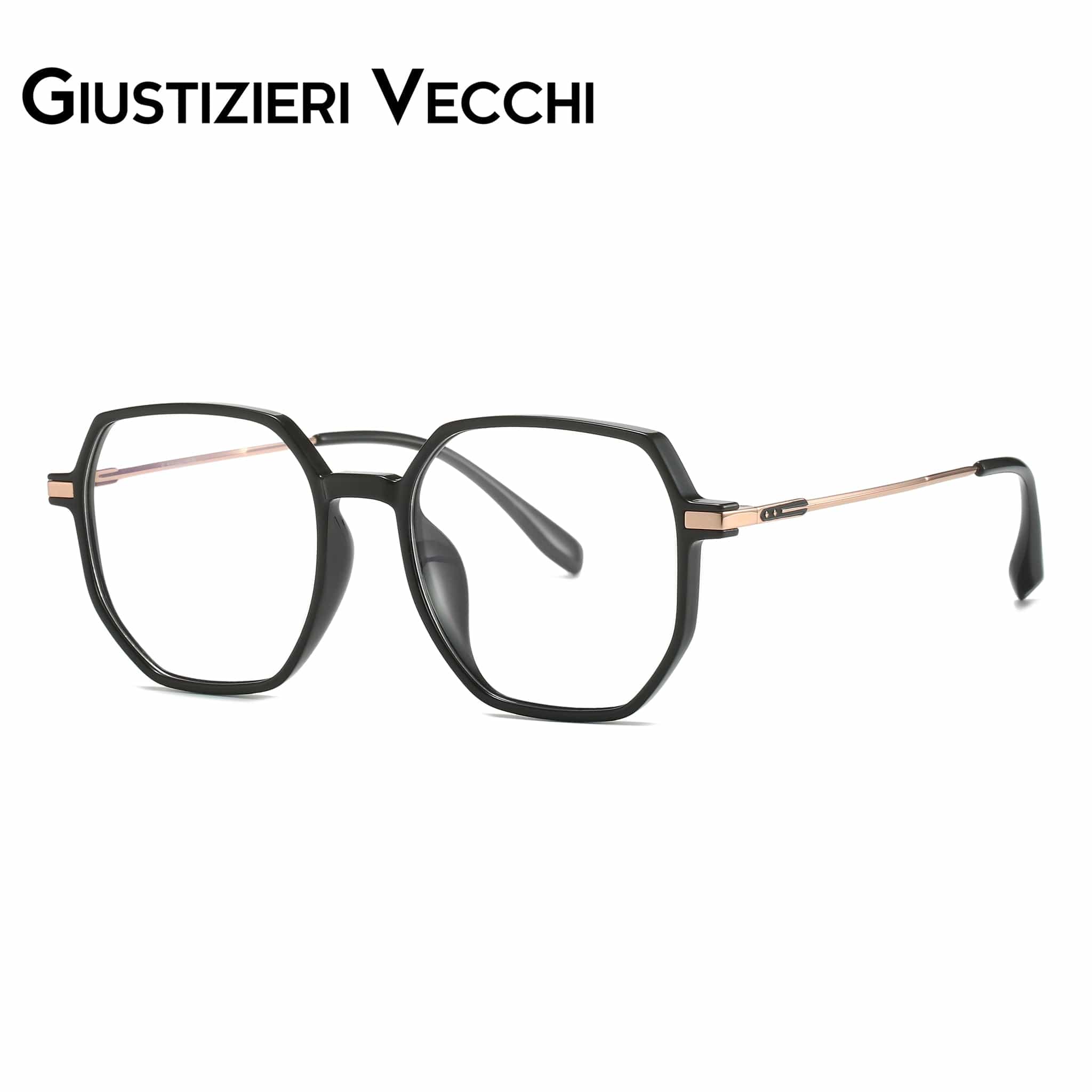 GIUSTIZIERI VECCHI Eyeglasses Medium / Black with Rose Gold Desert Oasis