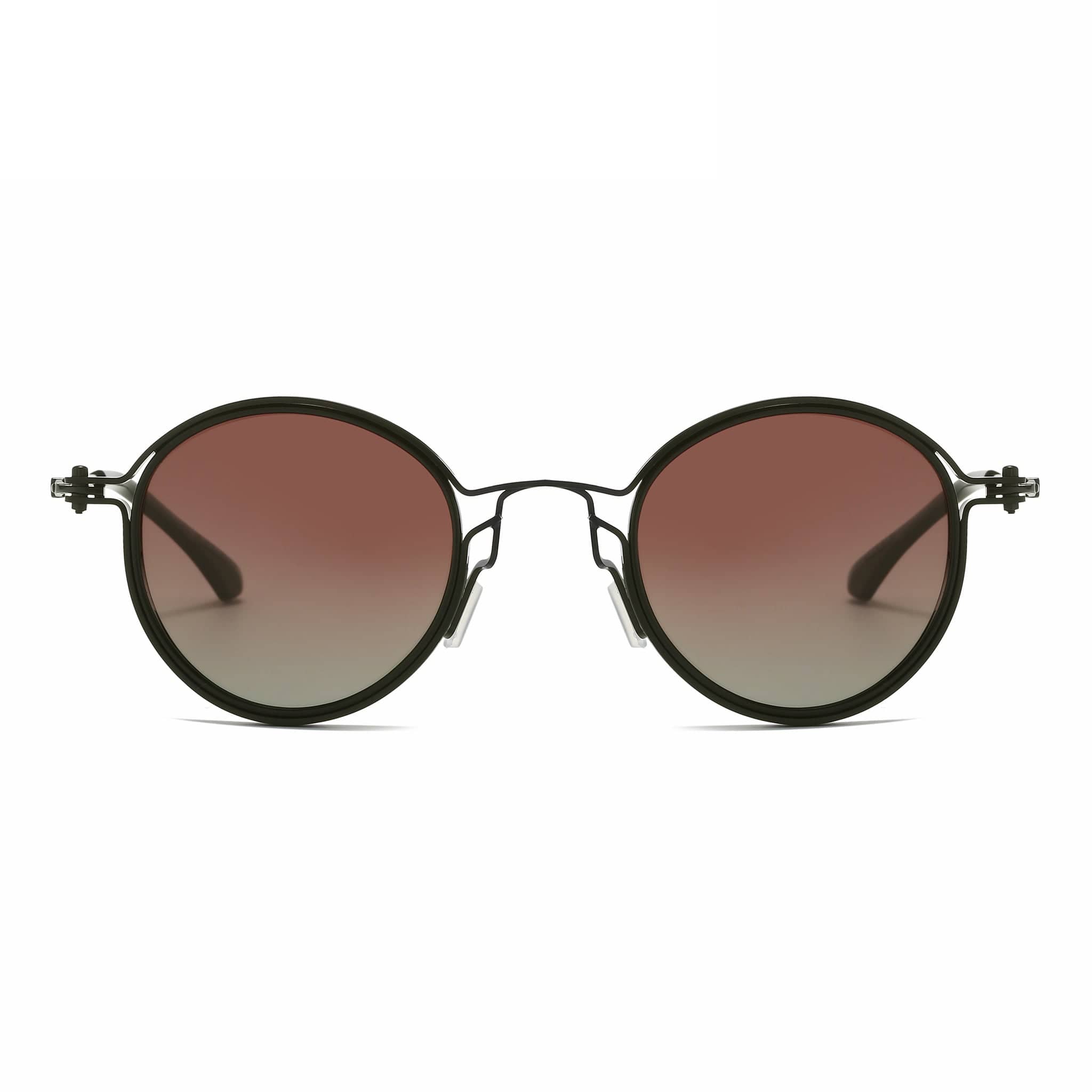 GIUSTIZIERI VECCHI Sunglasses Small / Light Gold/Brown Dolce Vita Duo