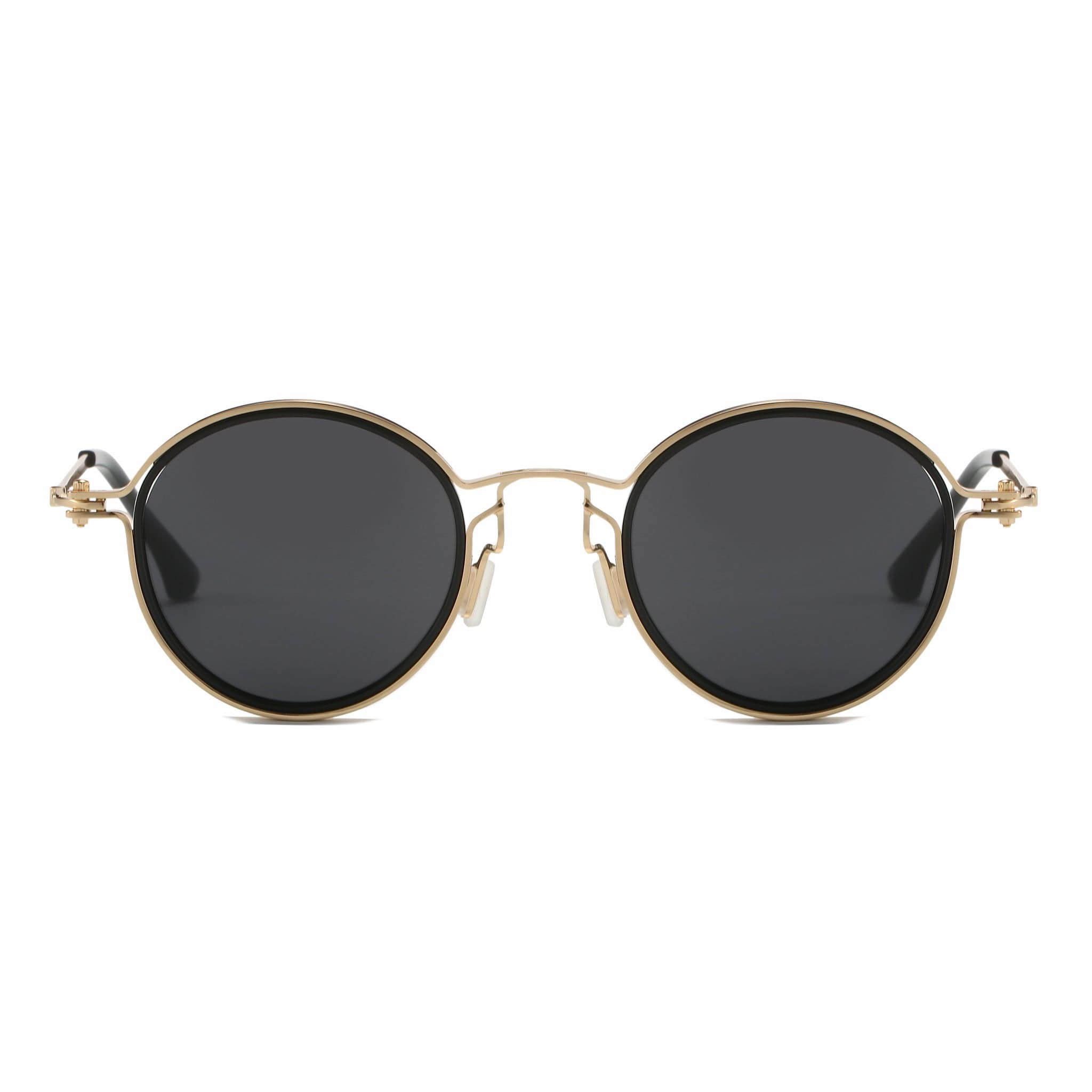 GIUSTIZIERI VECCHI Sunglasses Small / Black with Gold Dolce Vita Uno