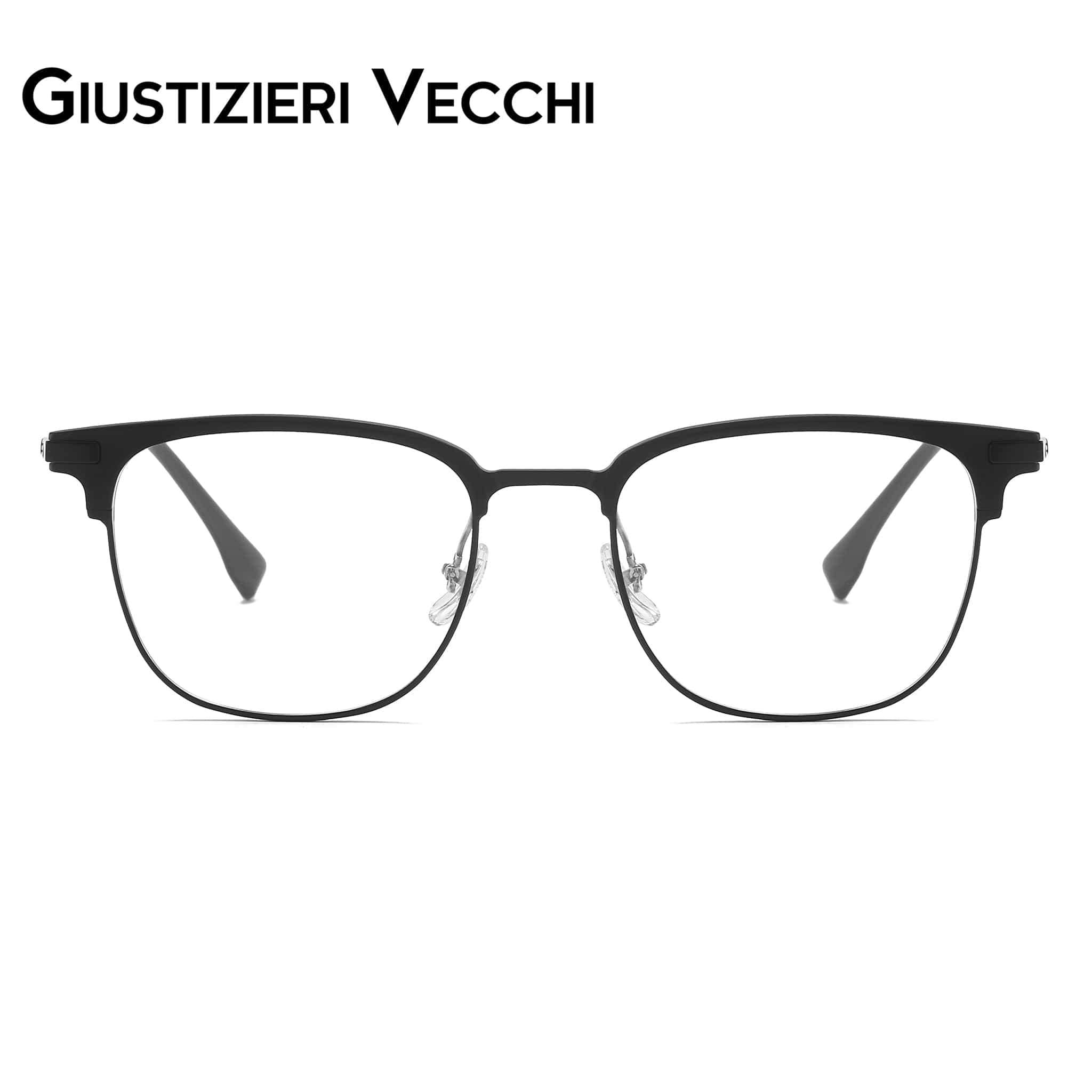 GIUSTIZIERI VECCHI Eyeglasses Small / Black FireRush Uno