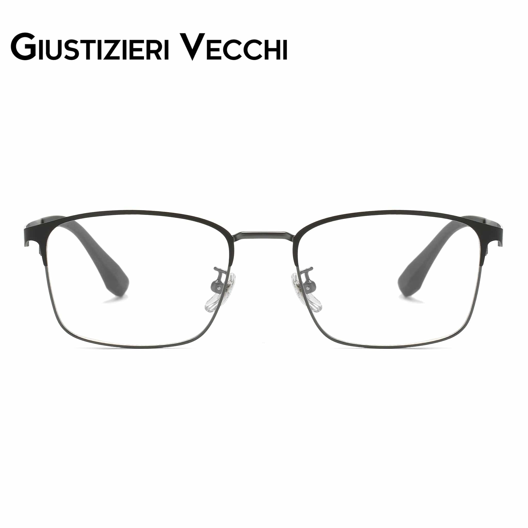 GIUSTIZIERI VECCHI Eyeglasses Brushed Gunmatal / Medium Firestorm Uno