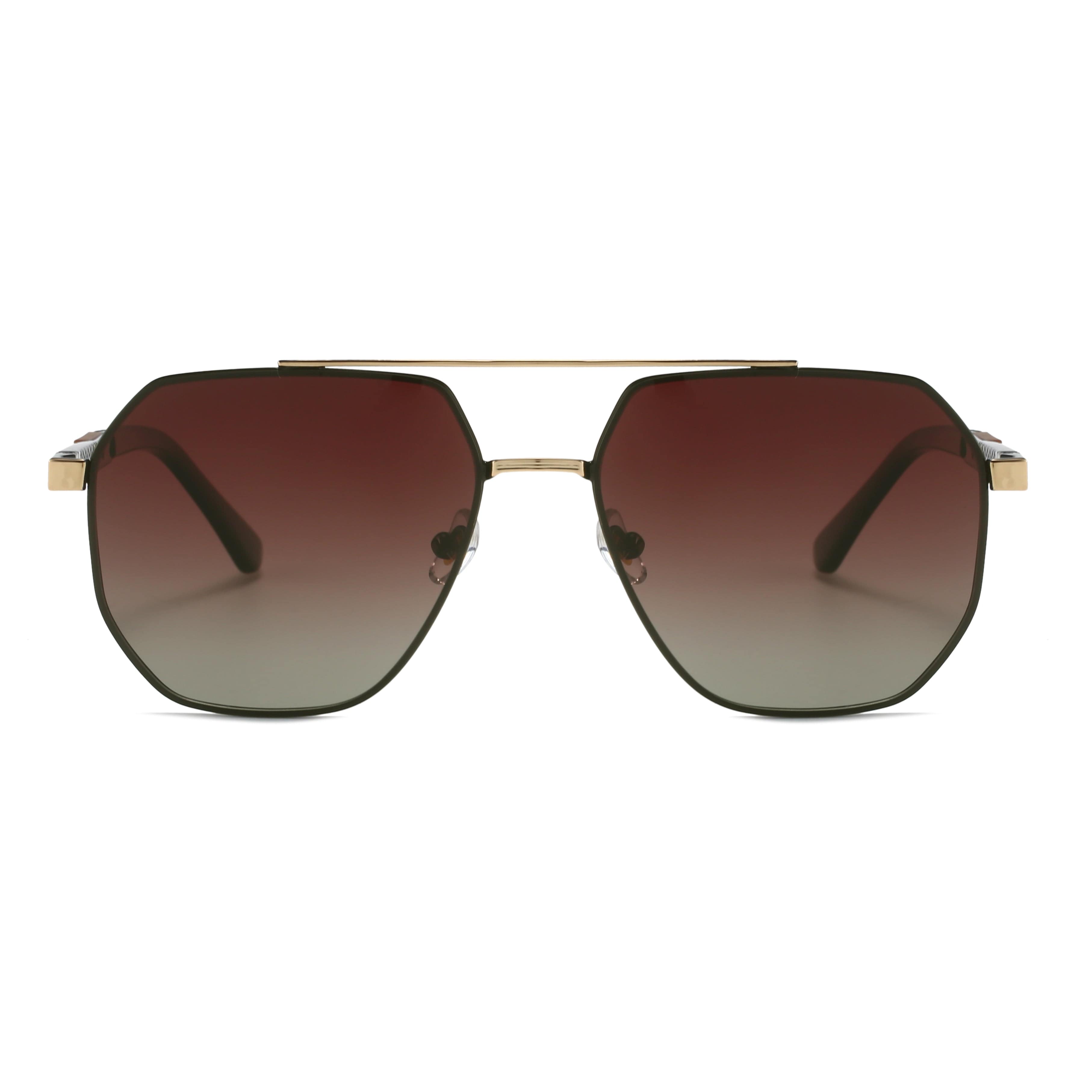 GIUSTIZIERI VECCHI Sunglasses Medium / Light Gold/Brown Golden Grove Uno