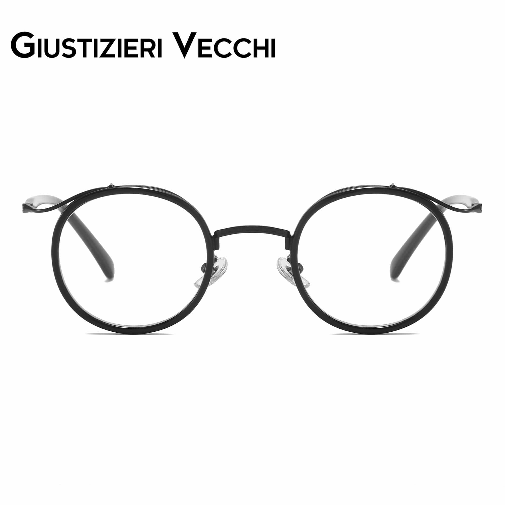 GIUSTIZIERI VECCHI Eyeglasses Small / Black Grapevine Uno