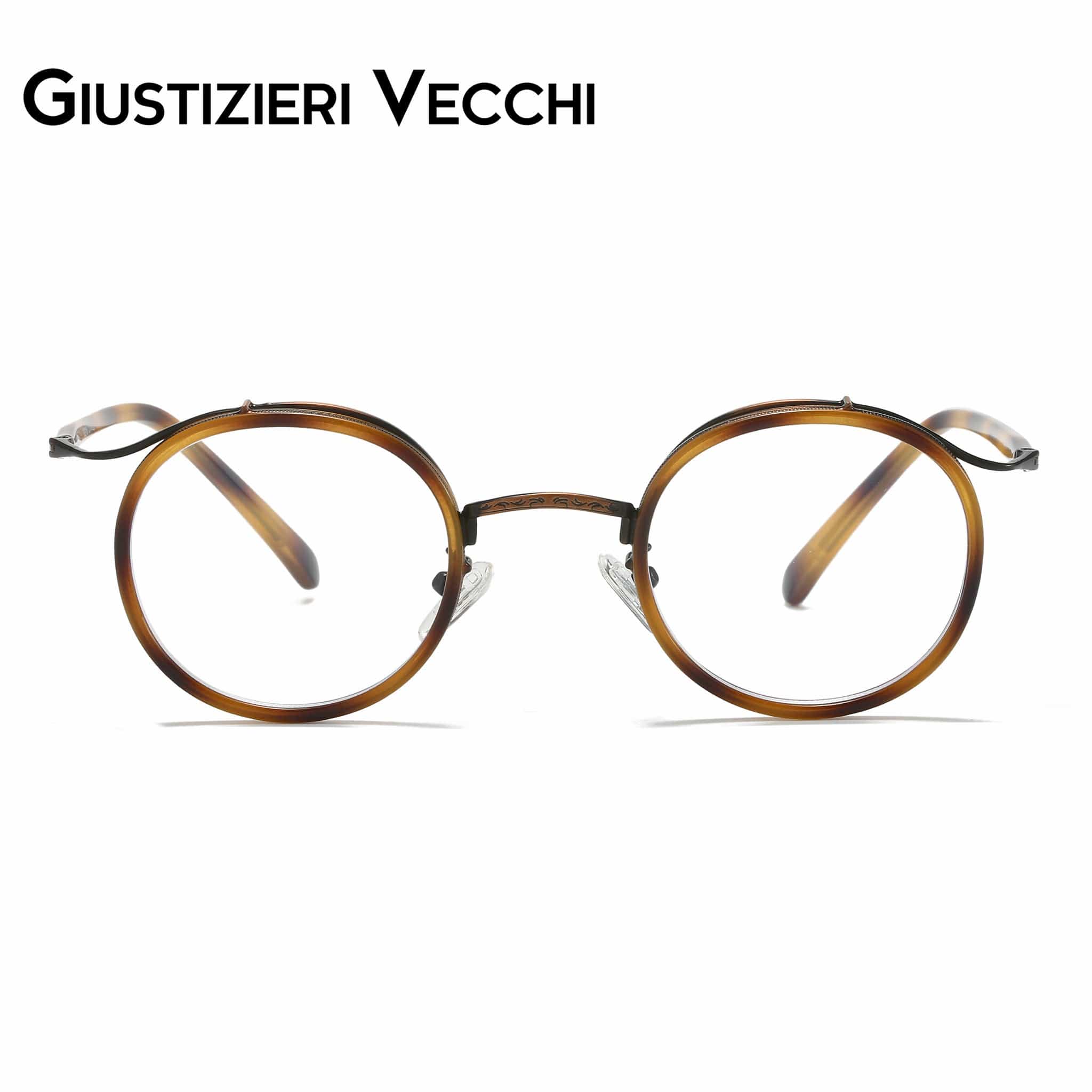 GIUSTIZIERI VECCHI Eyeglasses Small / Brown Tortoise Grapevine Uno
