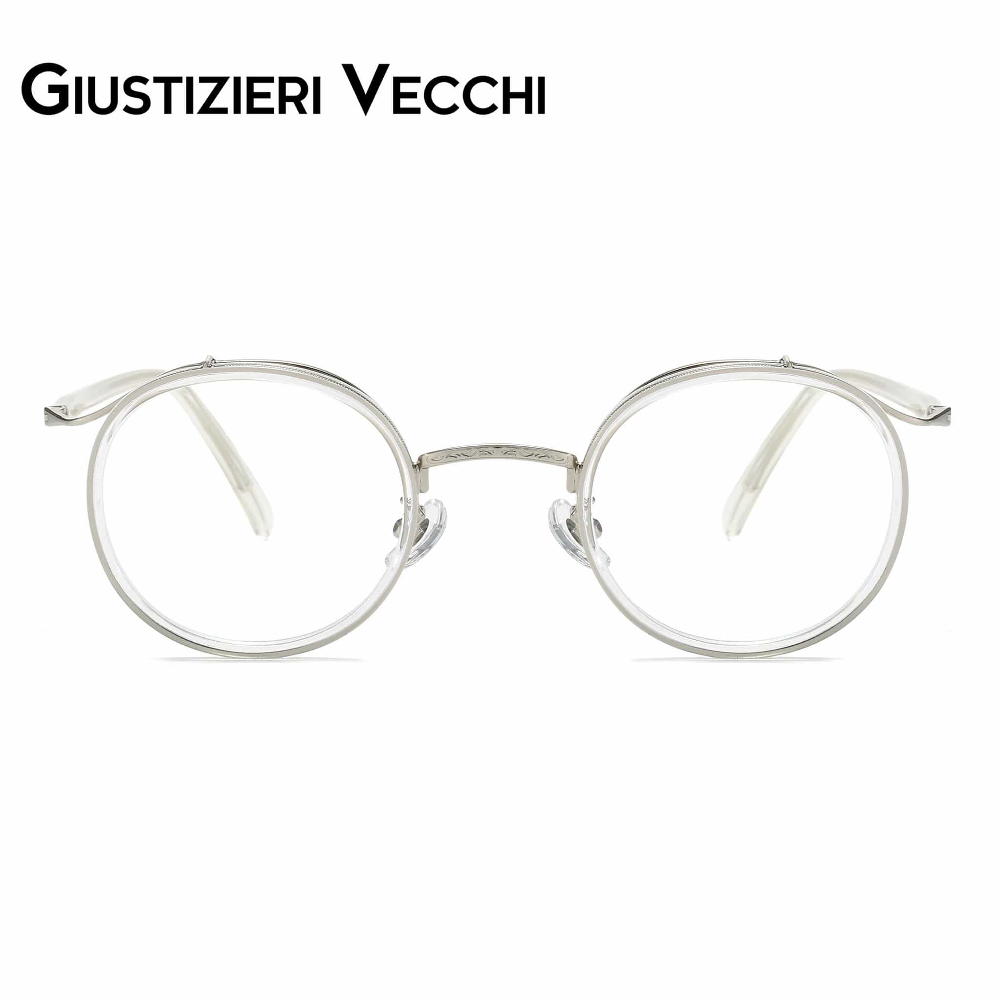 GIUSTIZIERI VECCHI Eyeglasses Small / Clear Crystal Grapevine Uno