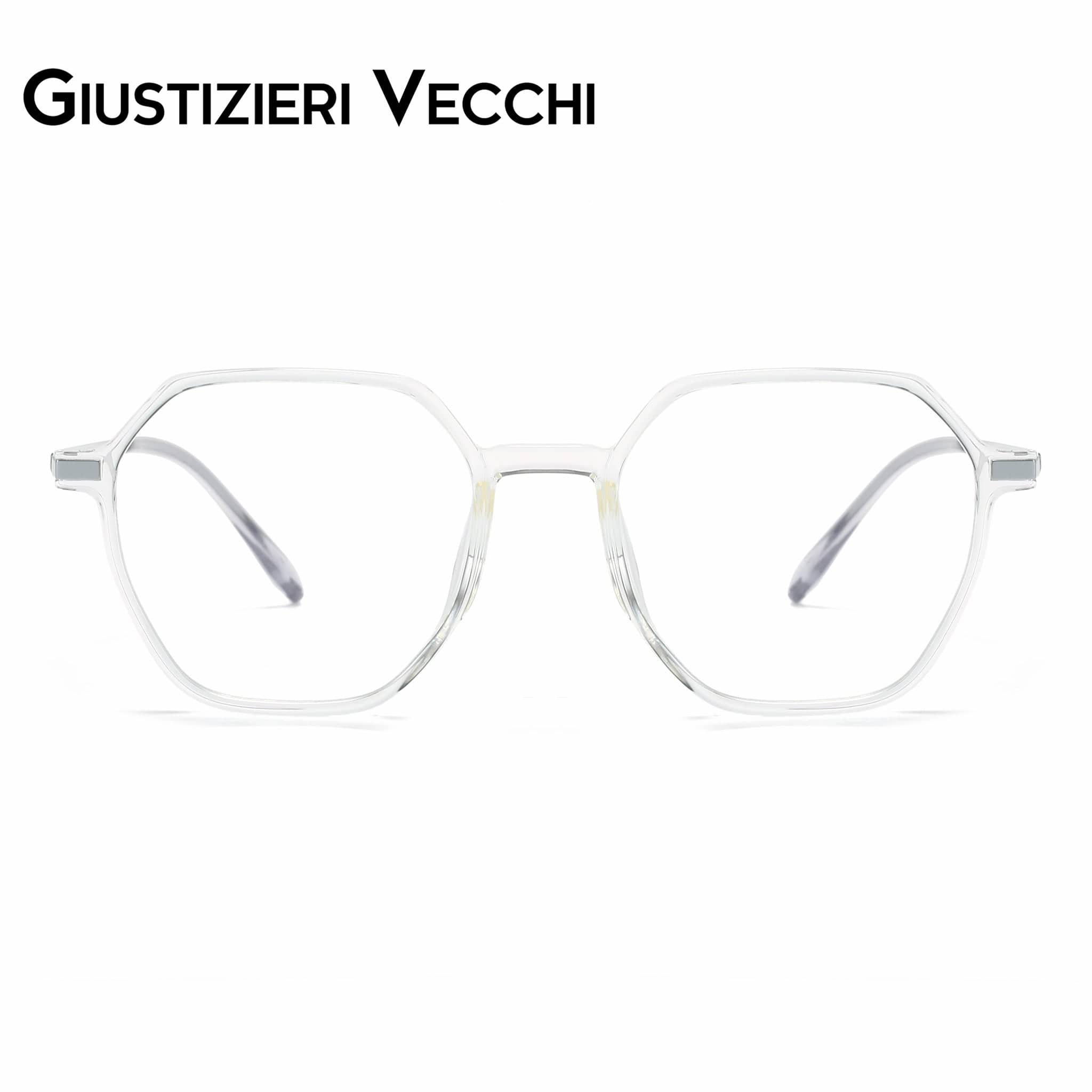 GIUSTIZIERI VECCHI Eyeglasses Medium / Clear Crystal IceRider Uno