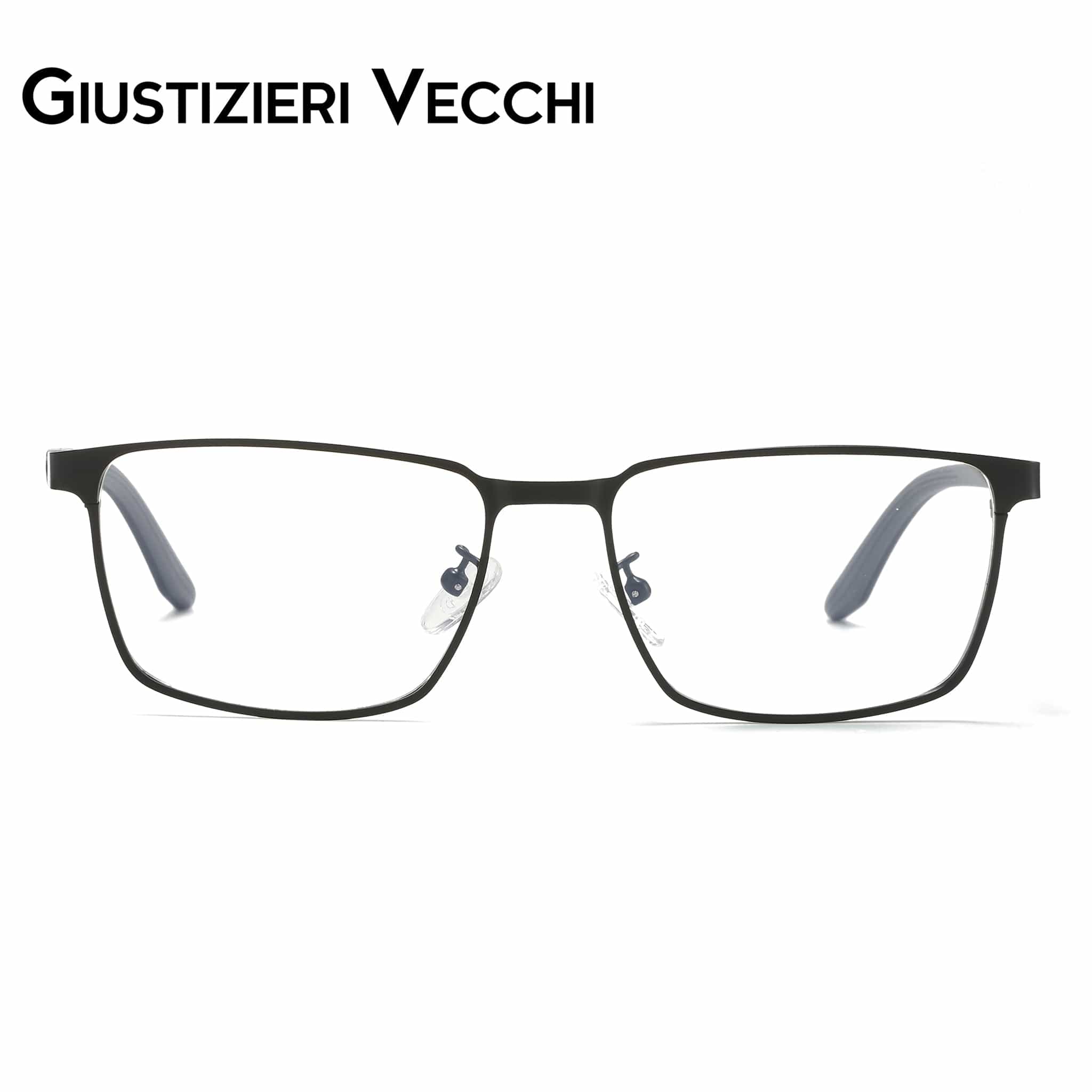 GIUSTIZIERI VECCHI Eyeglasses Black with Grey / Large IceSurf Uno