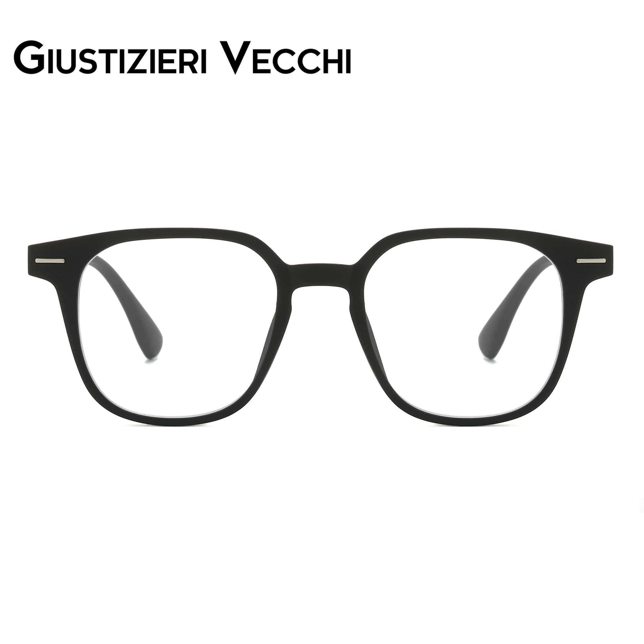 GIUSTIZIERI VECCHI Eyeglasses Small / Matte Black IceWave Tre