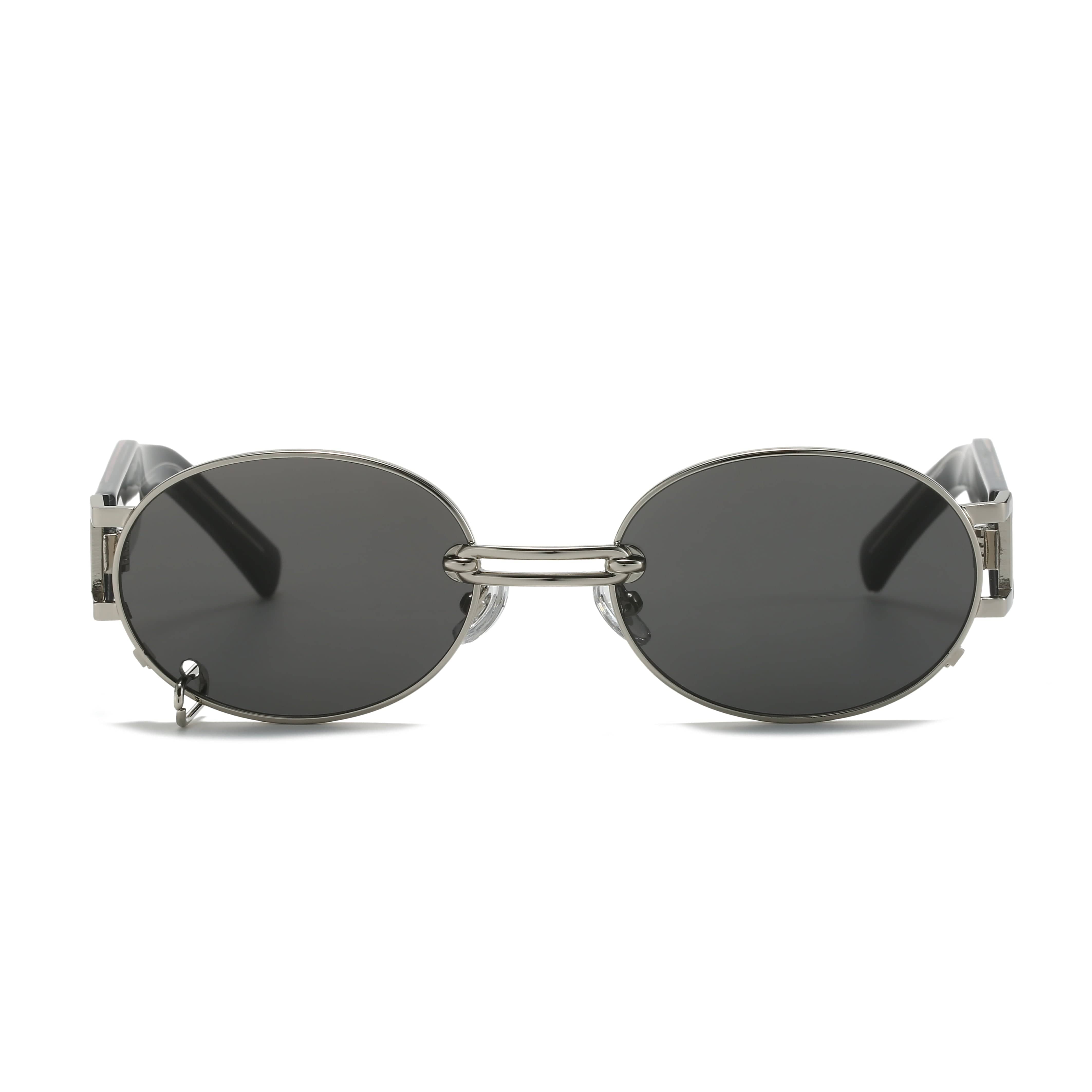 GIUSTIZIERI VECCHI Sunglasses Small / Black with Silver MegaVolt Uno