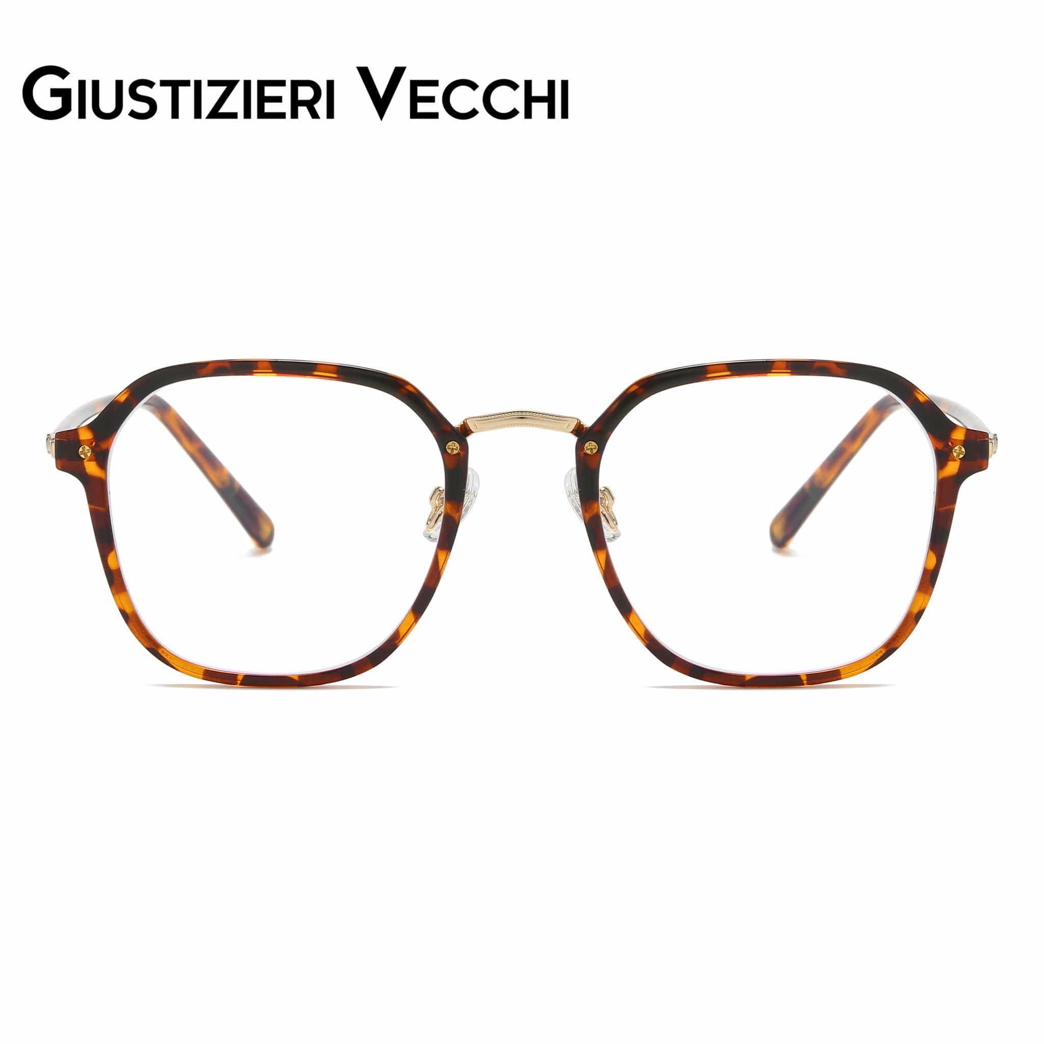 GIUSTIZIERI VECCHI Eyeglasses Small / Brown Tortoise ModaChic Duo