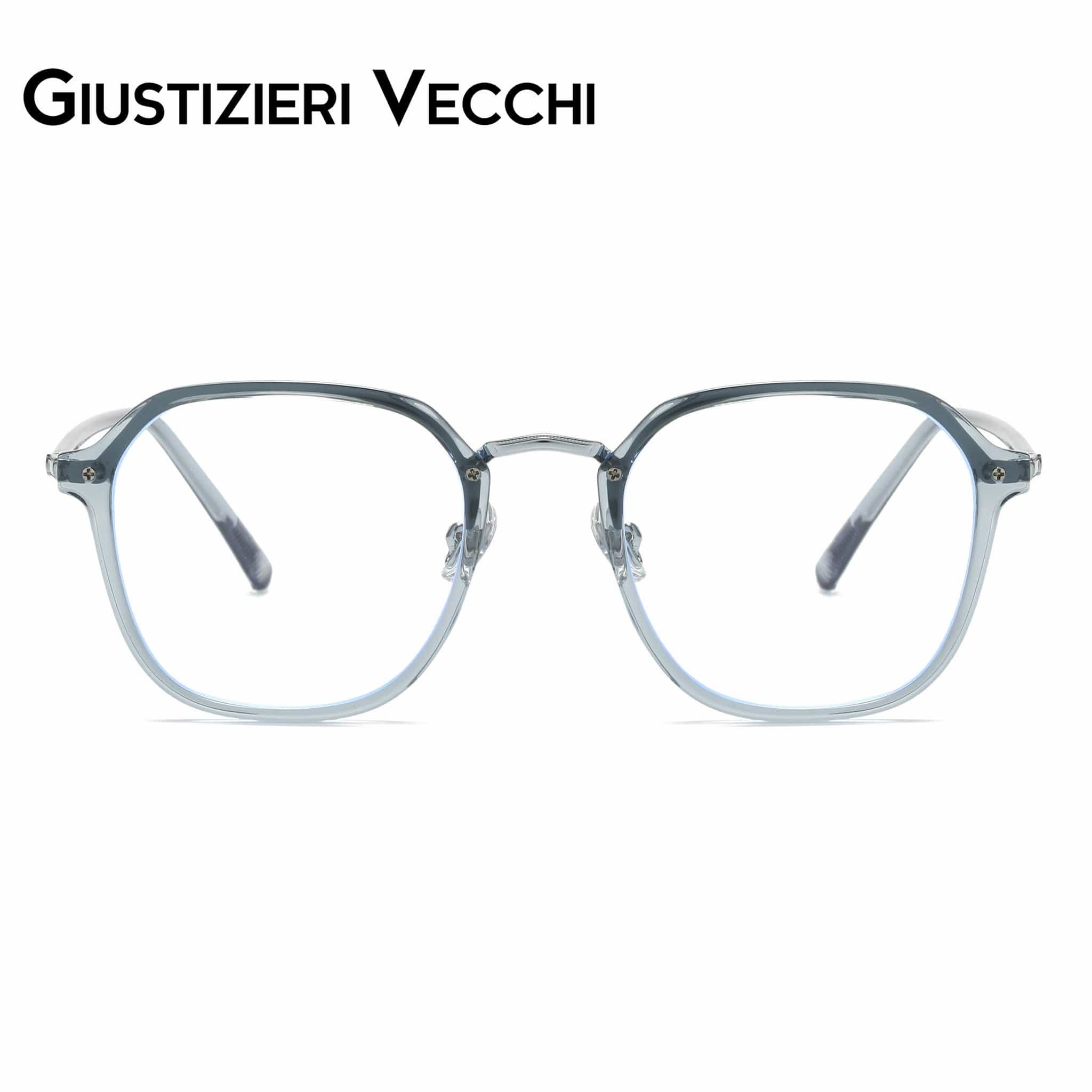 GIUSTIZIERI VECCHI Eyeglasses Small / Pacific Crystal ModaChic Duo