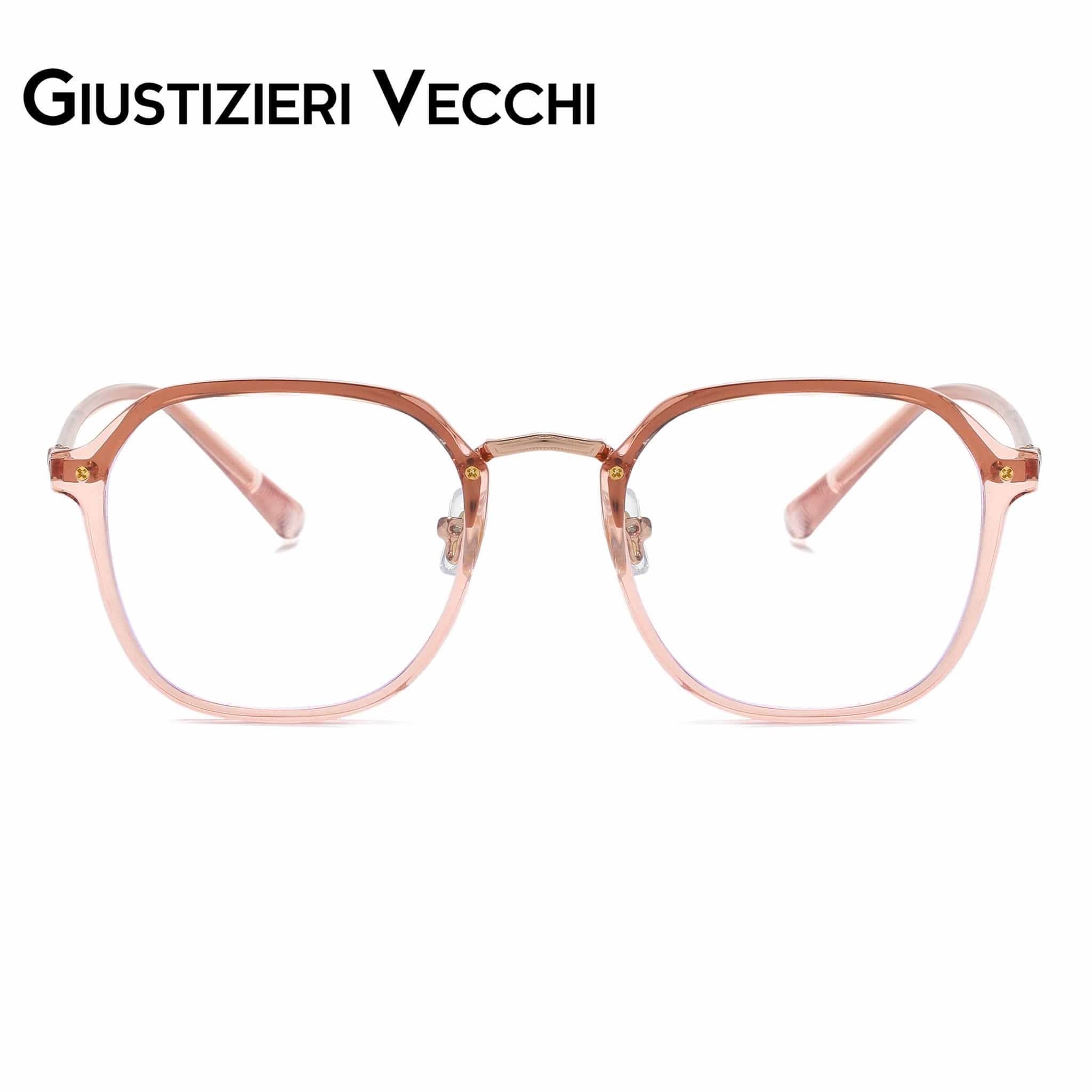 GIUSTIZIERI VECCHI Eyeglasses Small / Rose Crystal ModaChic Uno