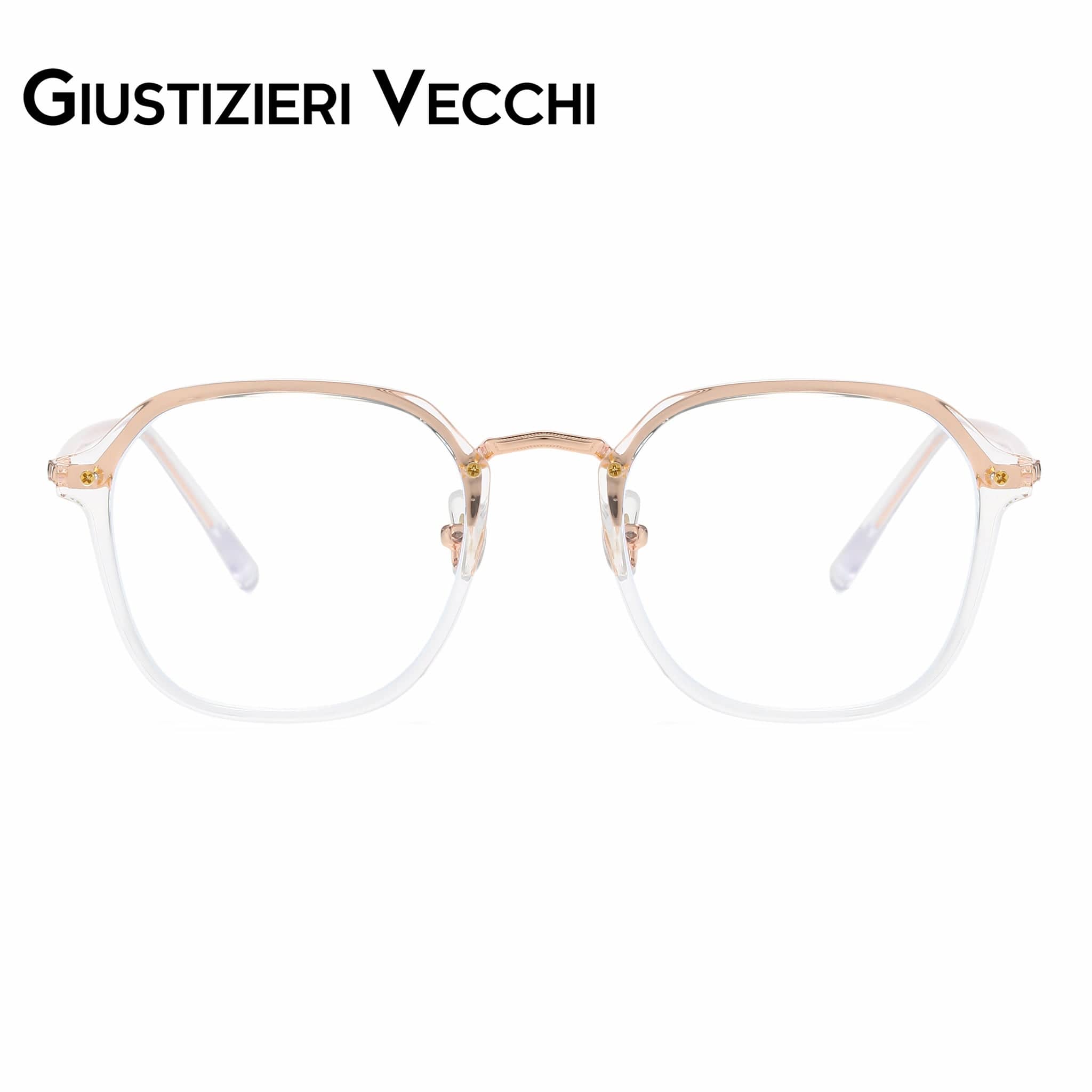 GIUSTIZIERI VECCHI Eyeglasses Small / Rose Gold ModaChic Uno