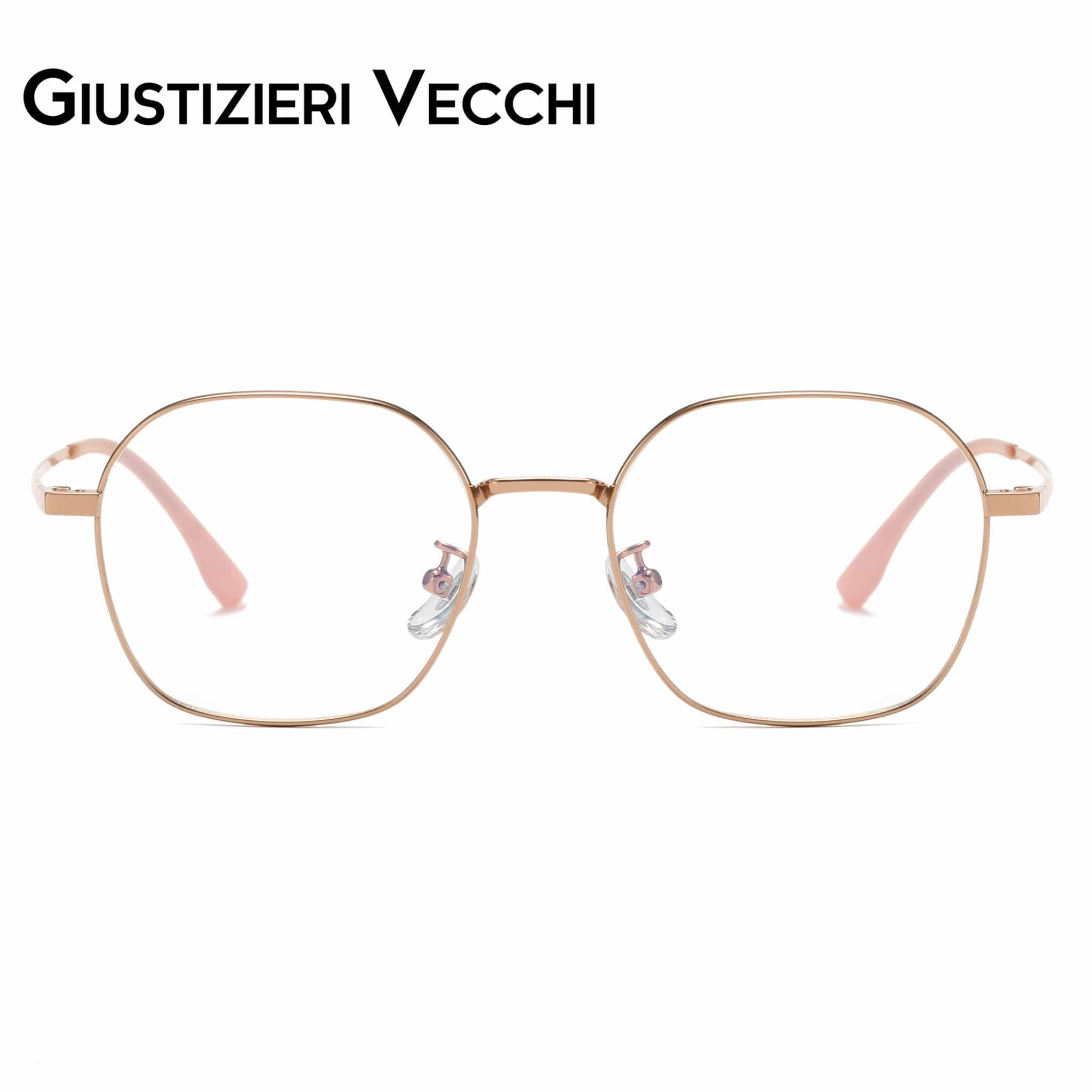 GIUSTIZIERI VECCHI Eyeglasses Small / Rose Gold Mystic Mist Duo