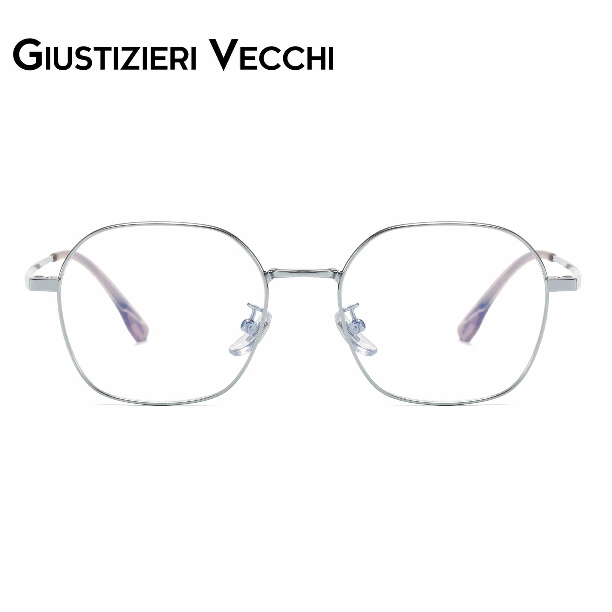 GIUSTIZIERI VECCHI Eyeglasses Small / Silver Mystic Mist Tre