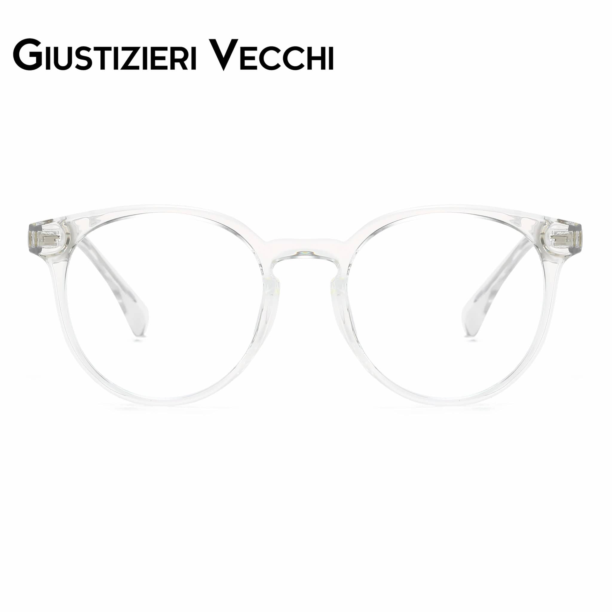GIUSTIZIERI VECCHI Eyeglasses Small / Clear Crystal NeonBloom Duo