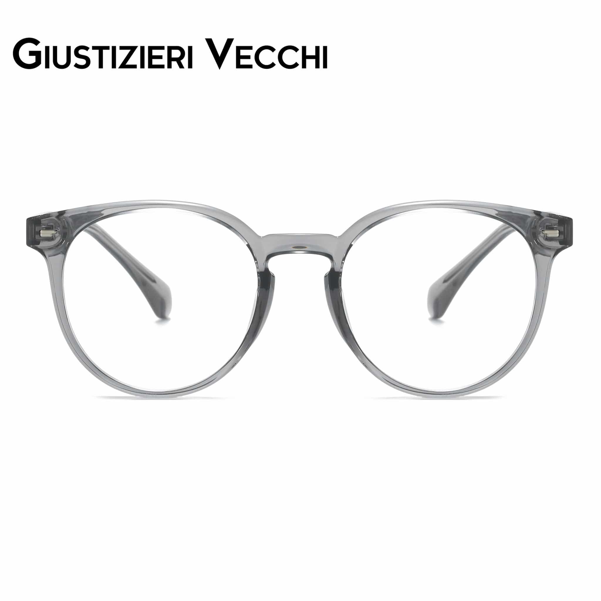 GIUSTIZIERI VECCHI Eyeglasses Small / Sea Glass Grey NeonBloom Duo
