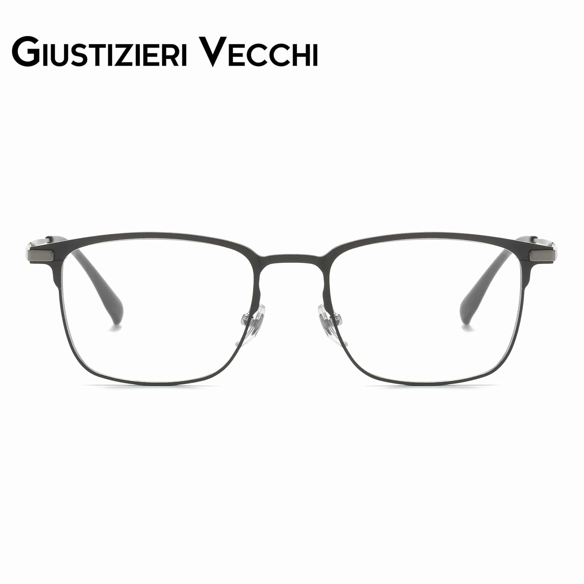 GIUSTIZIERI VECCHI Eyeglasses Medium / Brushed Gunmatal Nightfall Duo