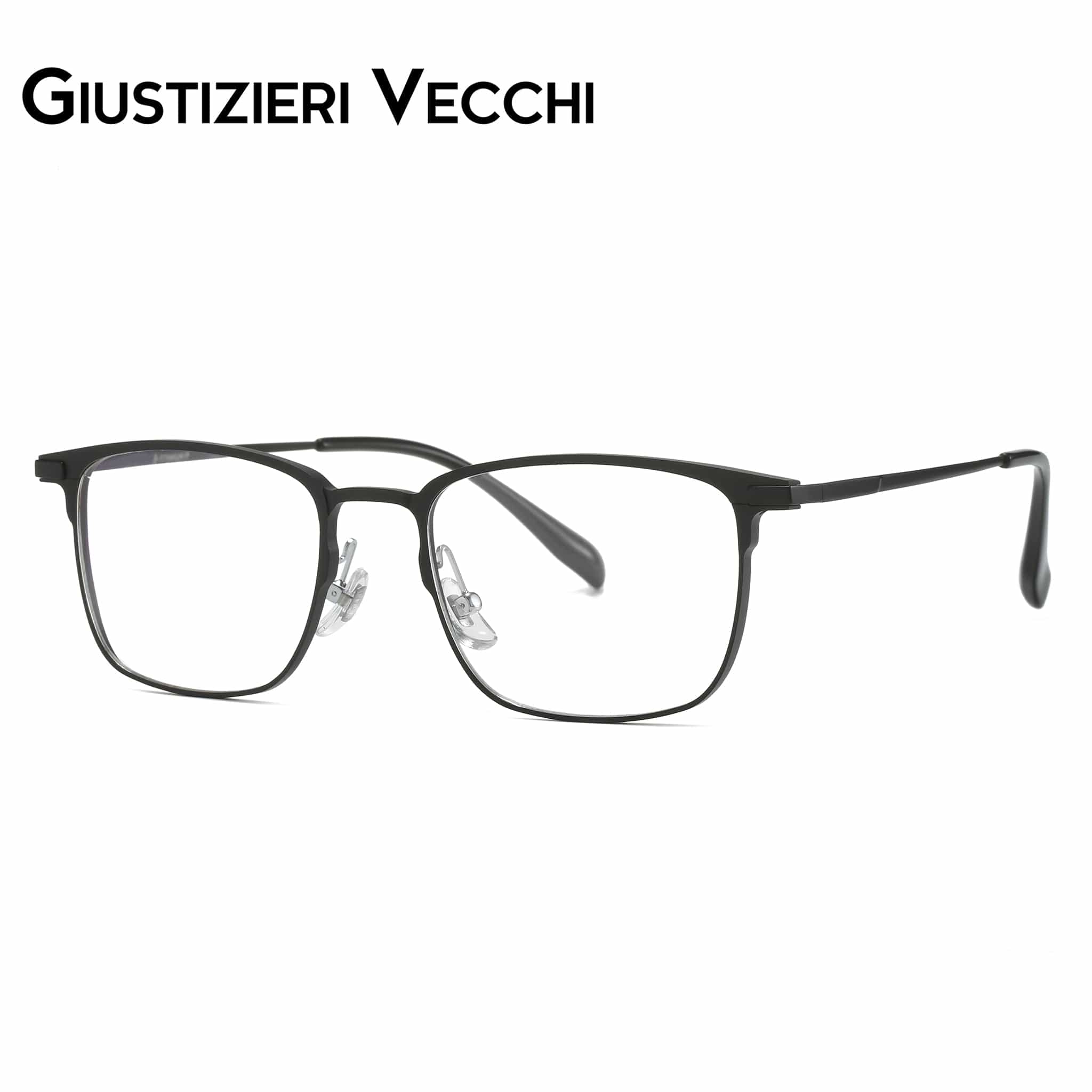 GIUSTIZIERI VECCHI Eyeglasses Medium / Black Nightfall Uno