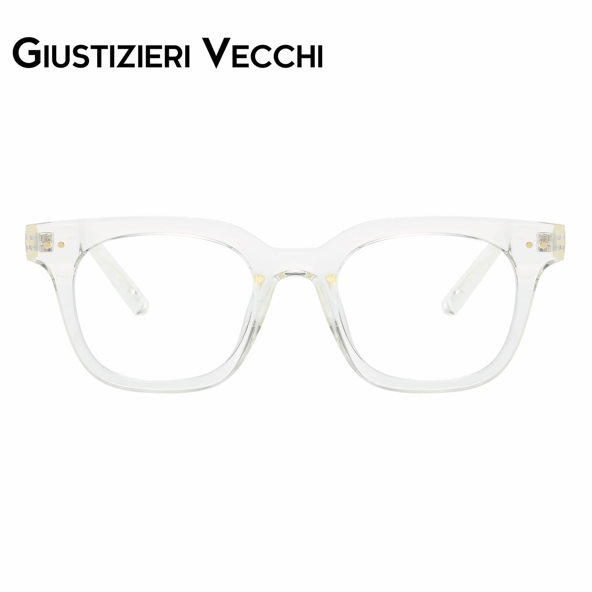 GIUSTIZIERI VECCHI Eyeglasses Small / Clear Crystal Phantom Duo