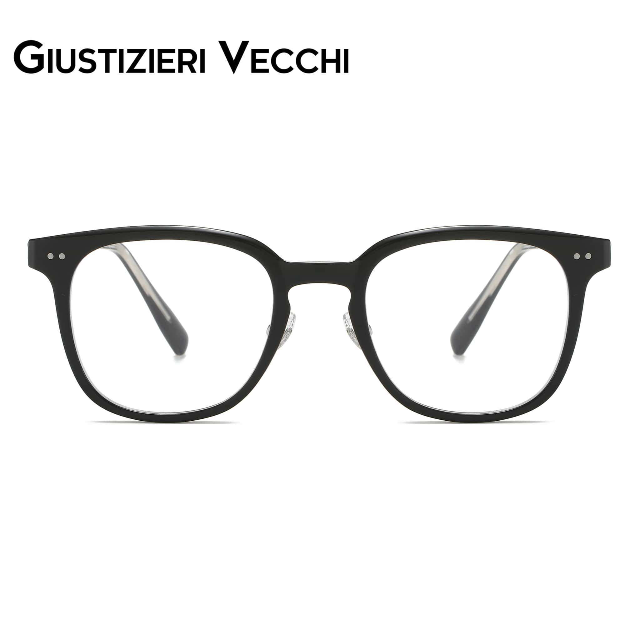 GIUSTIZIERI VECCHI Eyeglasses Medium / Black RomaVista Uno