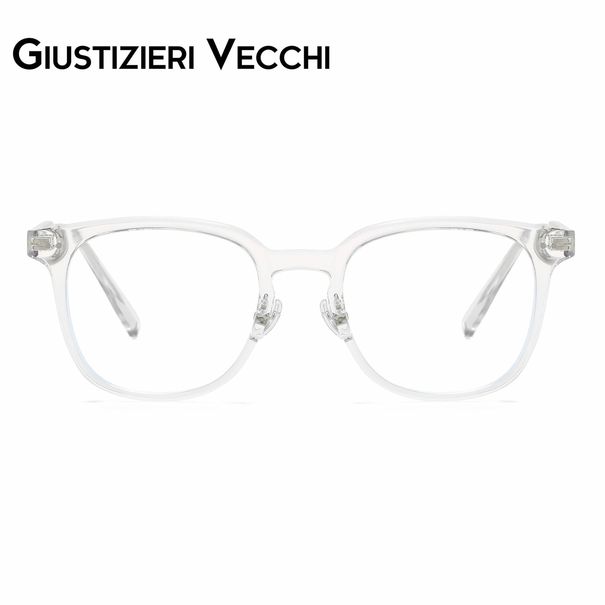 GIUSTIZIERI VECCHI Eyeglasses Medium / Clear Crystal RomaVista Uno