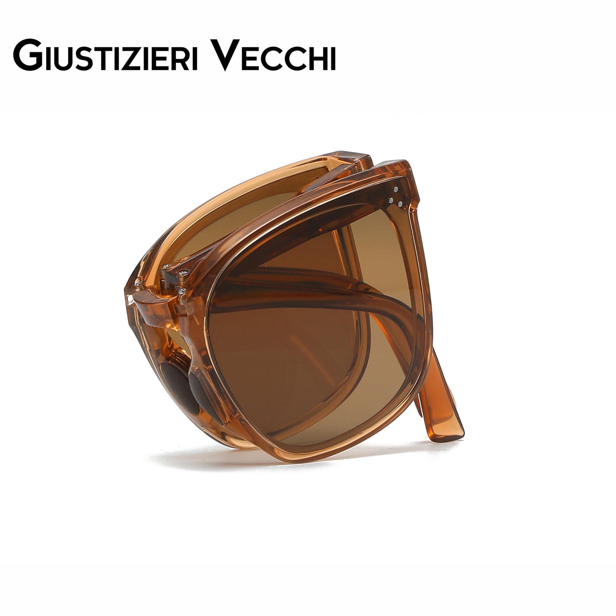 GIUSTIZIERI VECCHI Sunglasses Medium / Pale Brown Sassy Chic Quattro