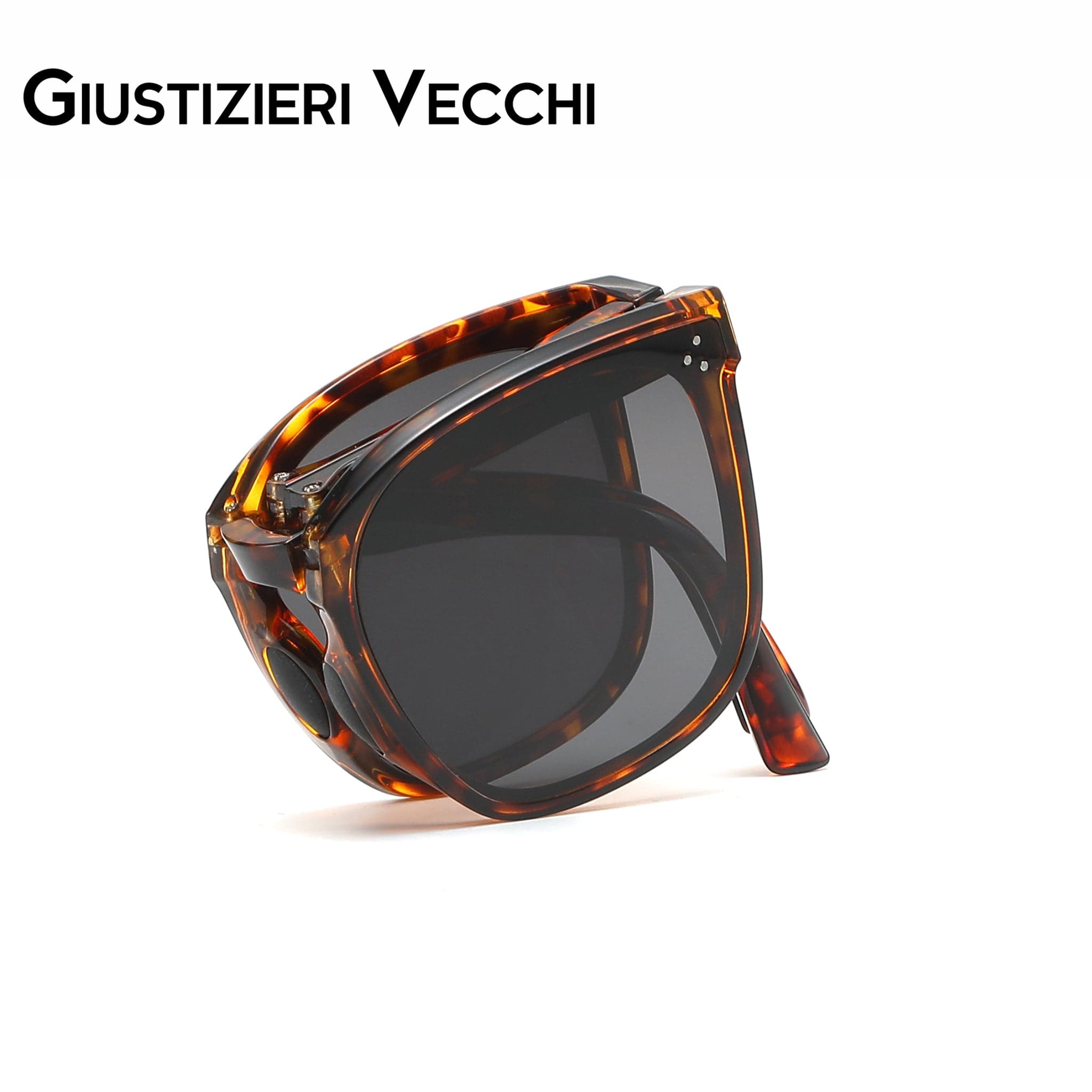 GIUSTIZIERI VECCHI Sunglasses Medium / Brown Tortoise Sassy Chic Sei