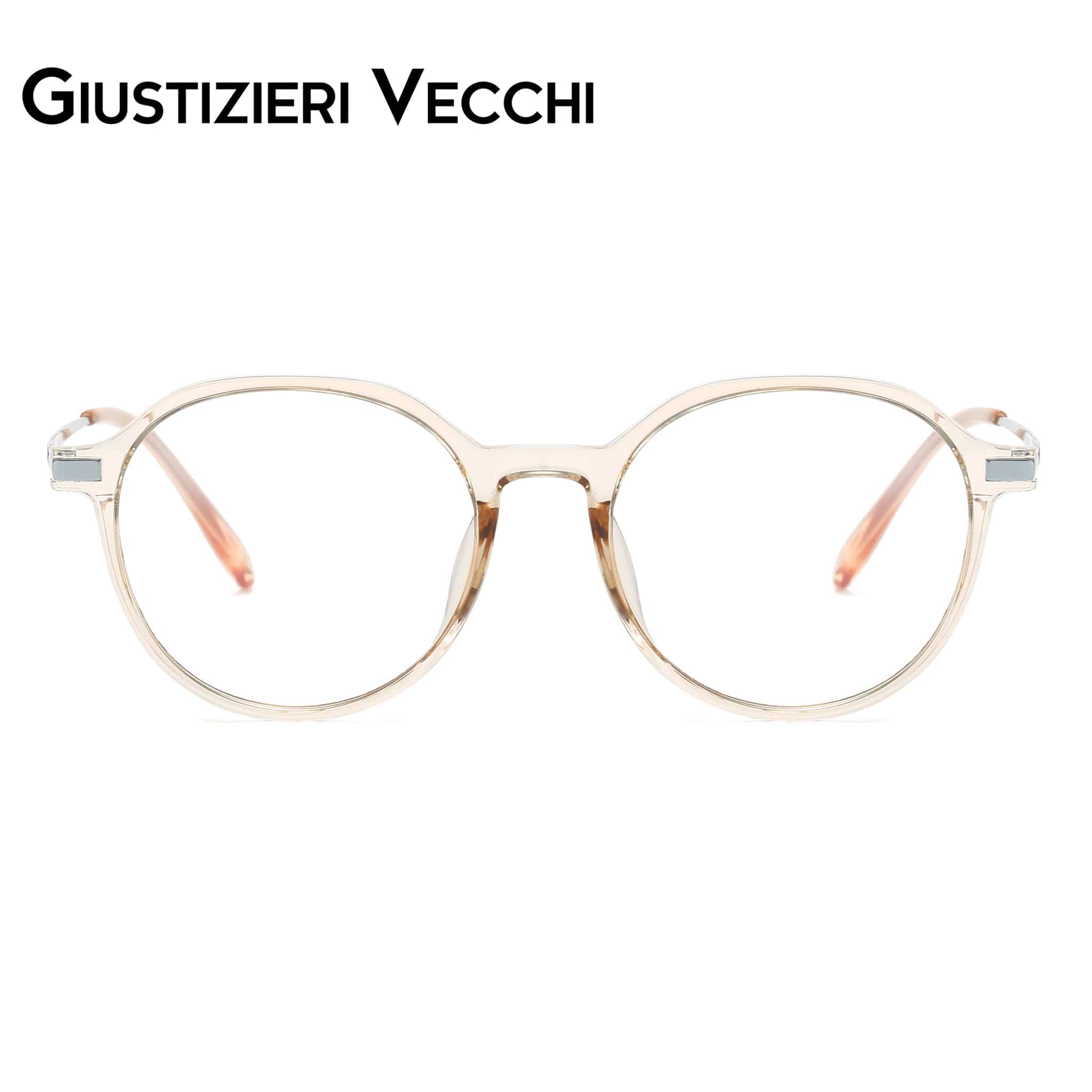GIUSTIZIERI VECCHI Eyeglasses Small / Nutmeg Crystal StarBurst Duo