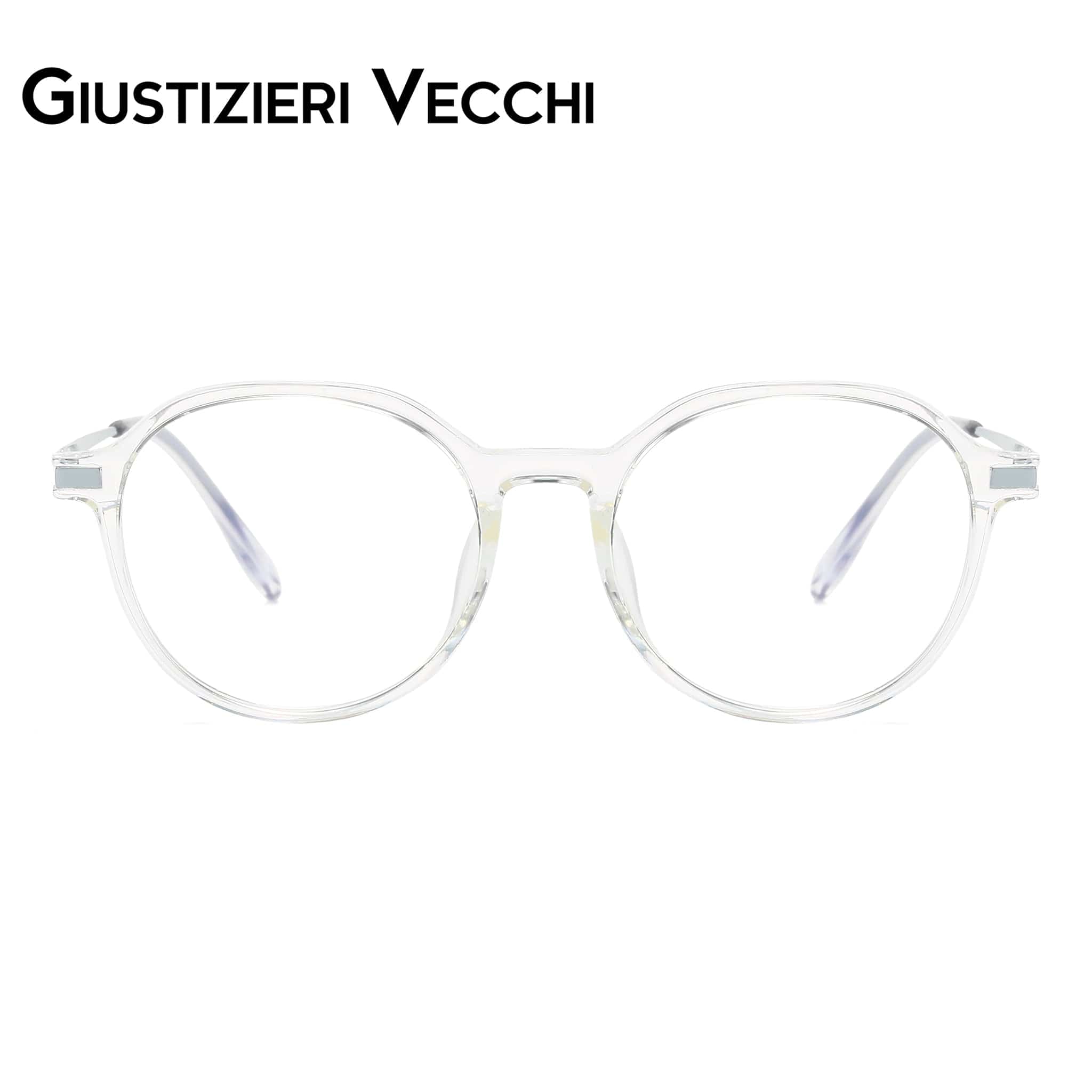 GIUSTIZIERI VECCHI Eyeglasses Small / Clear Crystal StarBurst Tre