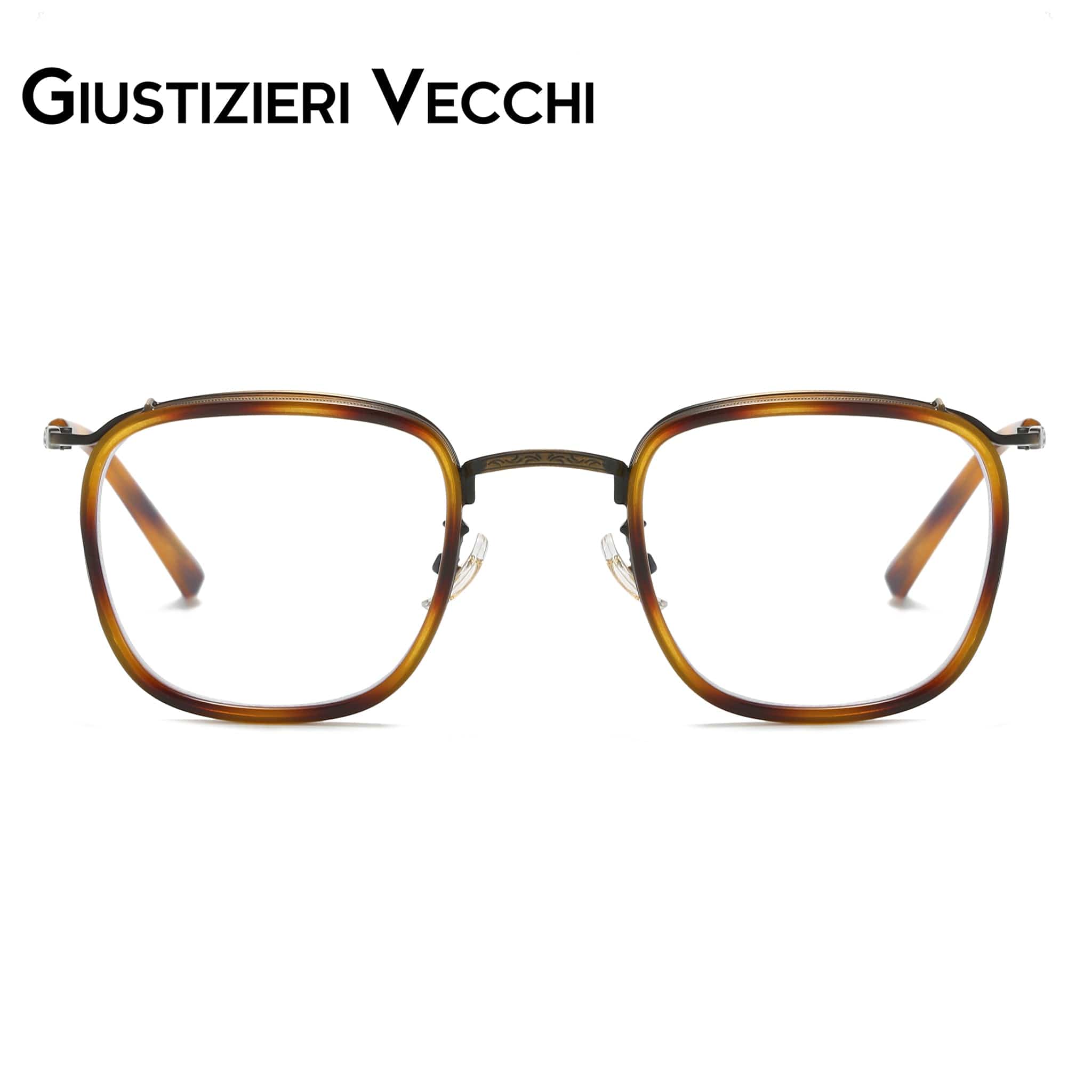 GIUSTIZIERI VECCHI Eyeglasses Small / Brown Tortoise Starry Night Duo
