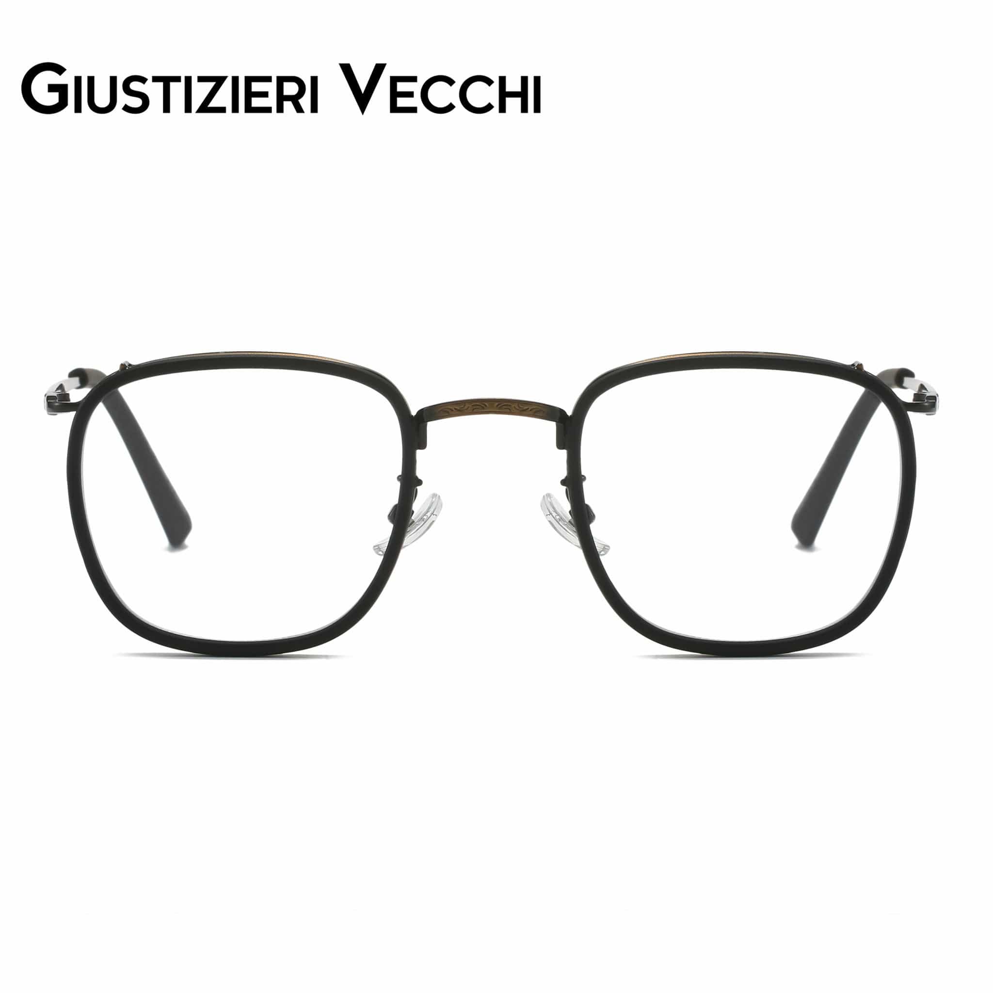 GIUSTIZIERI VECCHI Eyeglasses Brushed Gunmatal / Small Starry Night Uno