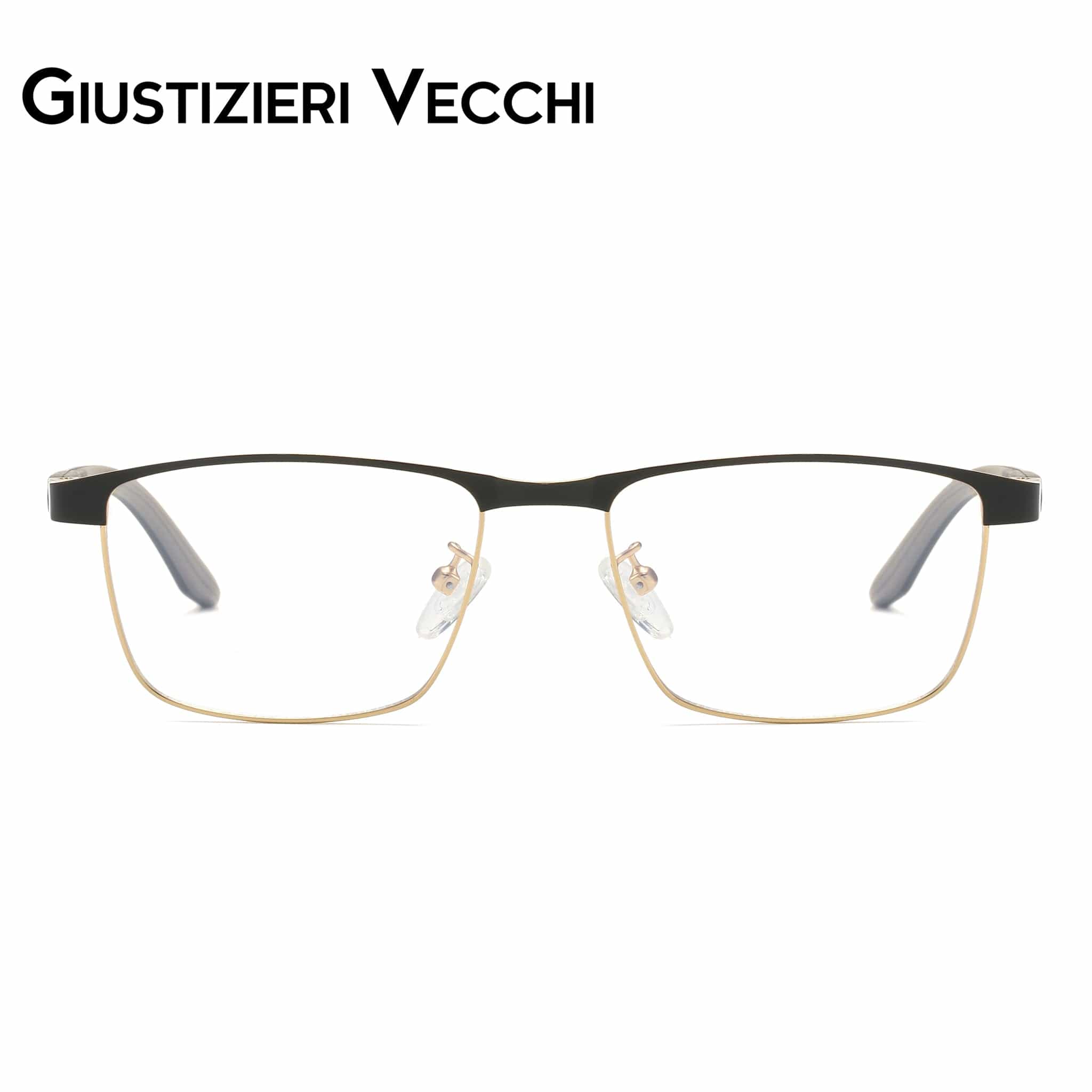 GIUSTIZIERI VECCHI Eyeglasses Medium / Black with Gold Summer Breeze Duo