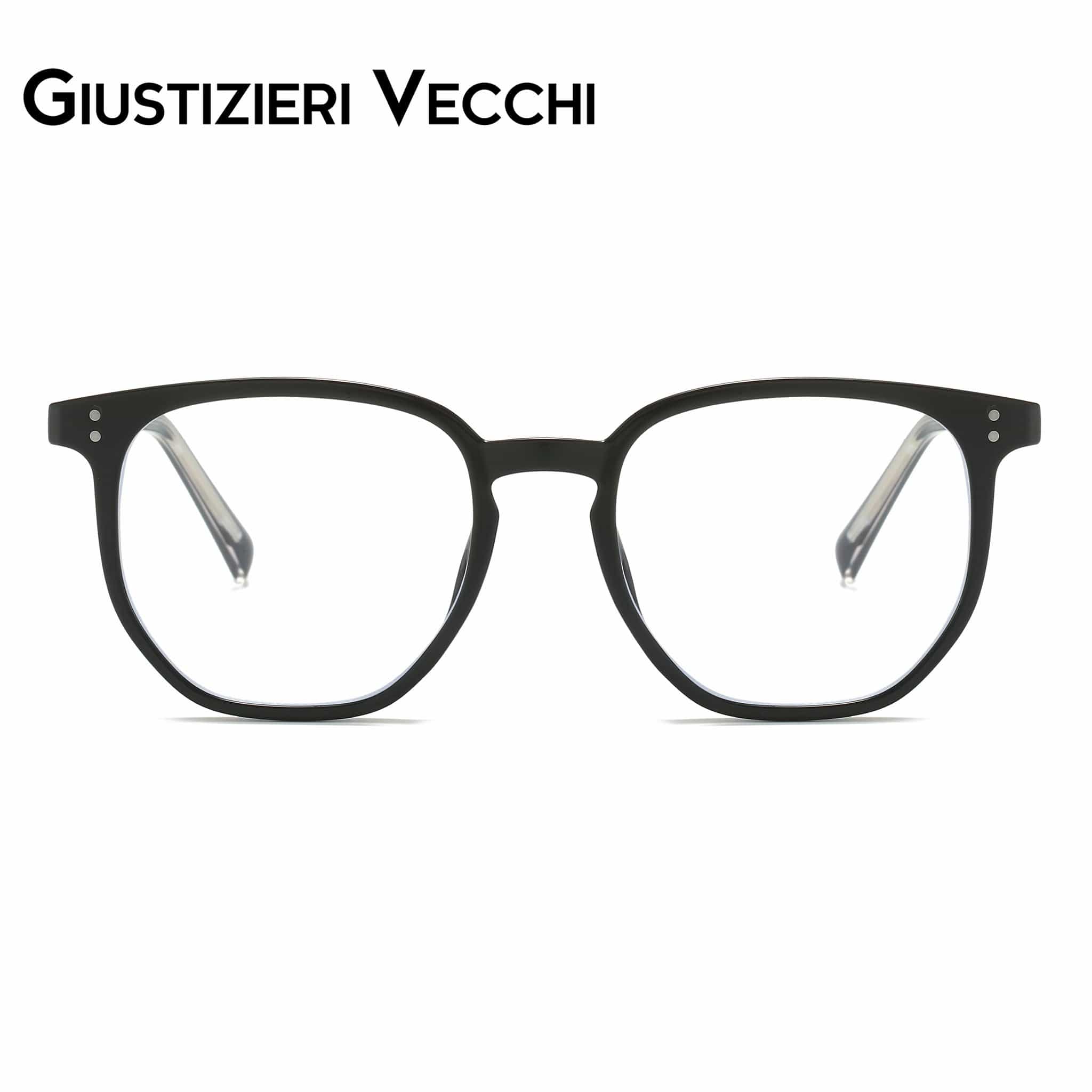 GIUSTIZIERI VECCHI Eyeglasses Small / Black Venezia Vista Uno