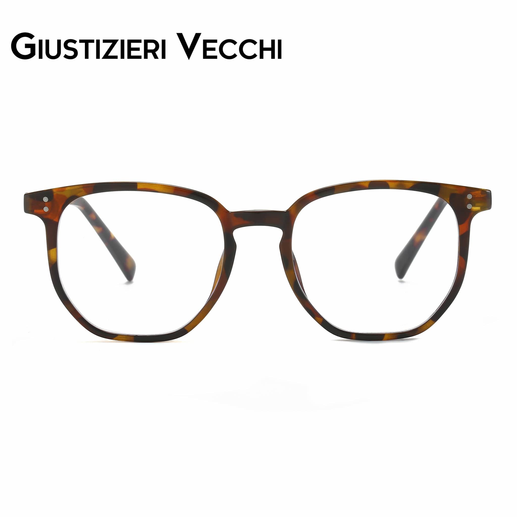 GIUSTIZIERI VECCHI Eyeglasses Small / Brown Tortoise Venezia Vista Uno